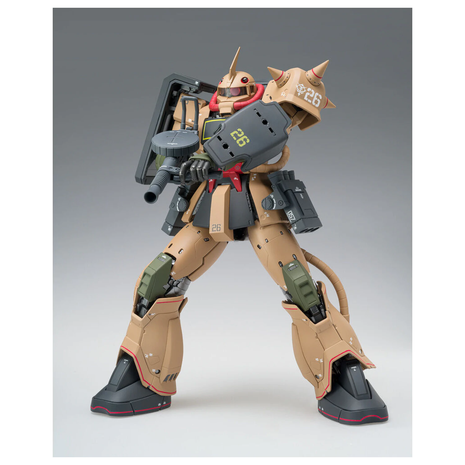 Mobile Suit Gundam MSV Gundam Fix Figuration Metal Composite MS 06D Zaku Desert Type figura 18 cm fotografija izdelka