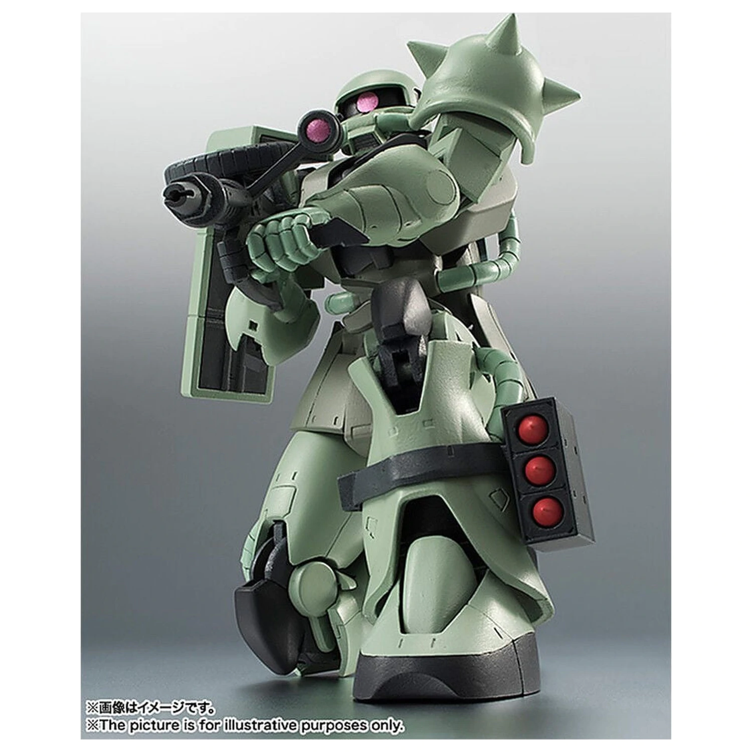 Mobile Suit Gundam Robot Spirits MS 06 Zaku ver ANIME Reissue figura 12,5 cm fotografija izdelka