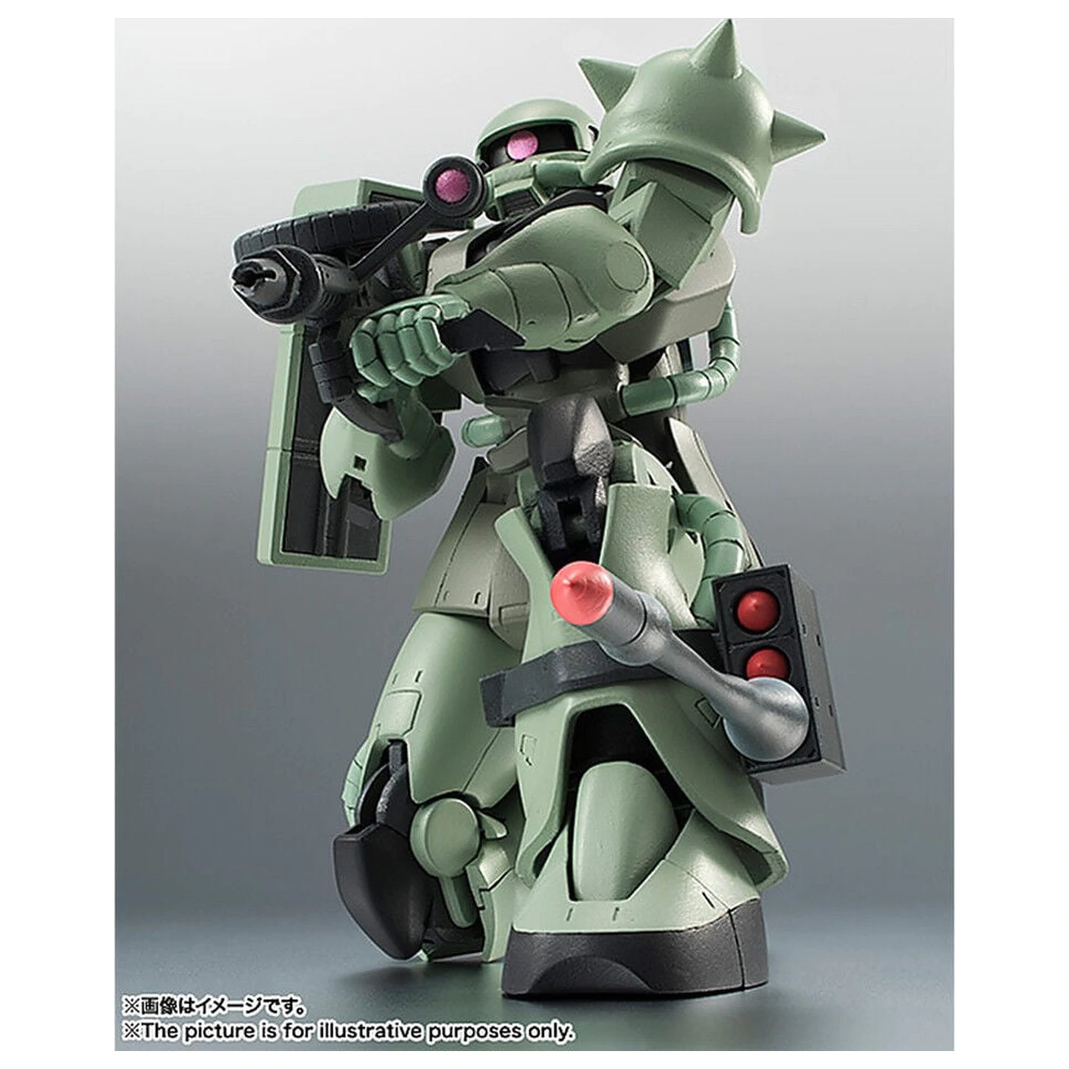 Mobile Suit Gundam Robot Spirits MS 06 Zaku ver ANIME Reissue figura 12,5 cm fotografija izdelka