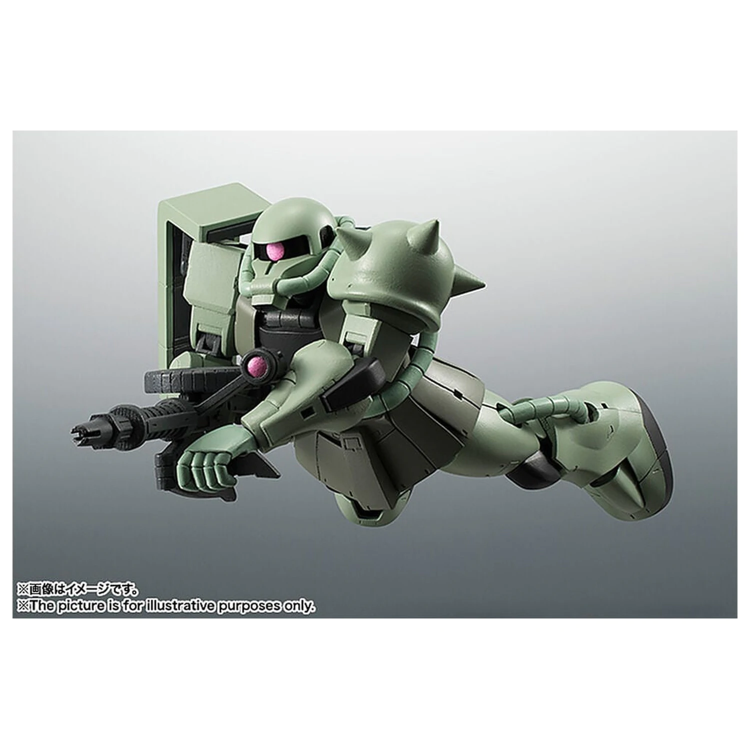 Mobile Suit Gundam Robot Spirits MS 06 Zaku ver ANIME Reissue figura 12,5 cm fotografija izdelka