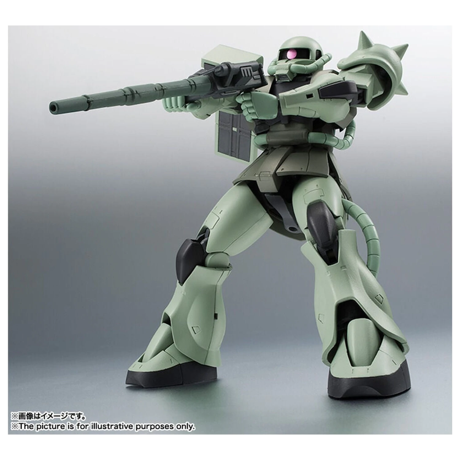 Mobile Suit Gundam Robot Spirits MS 06 Zaku ver ANIME Reissue figura 12,5 cm fotografija izdelka