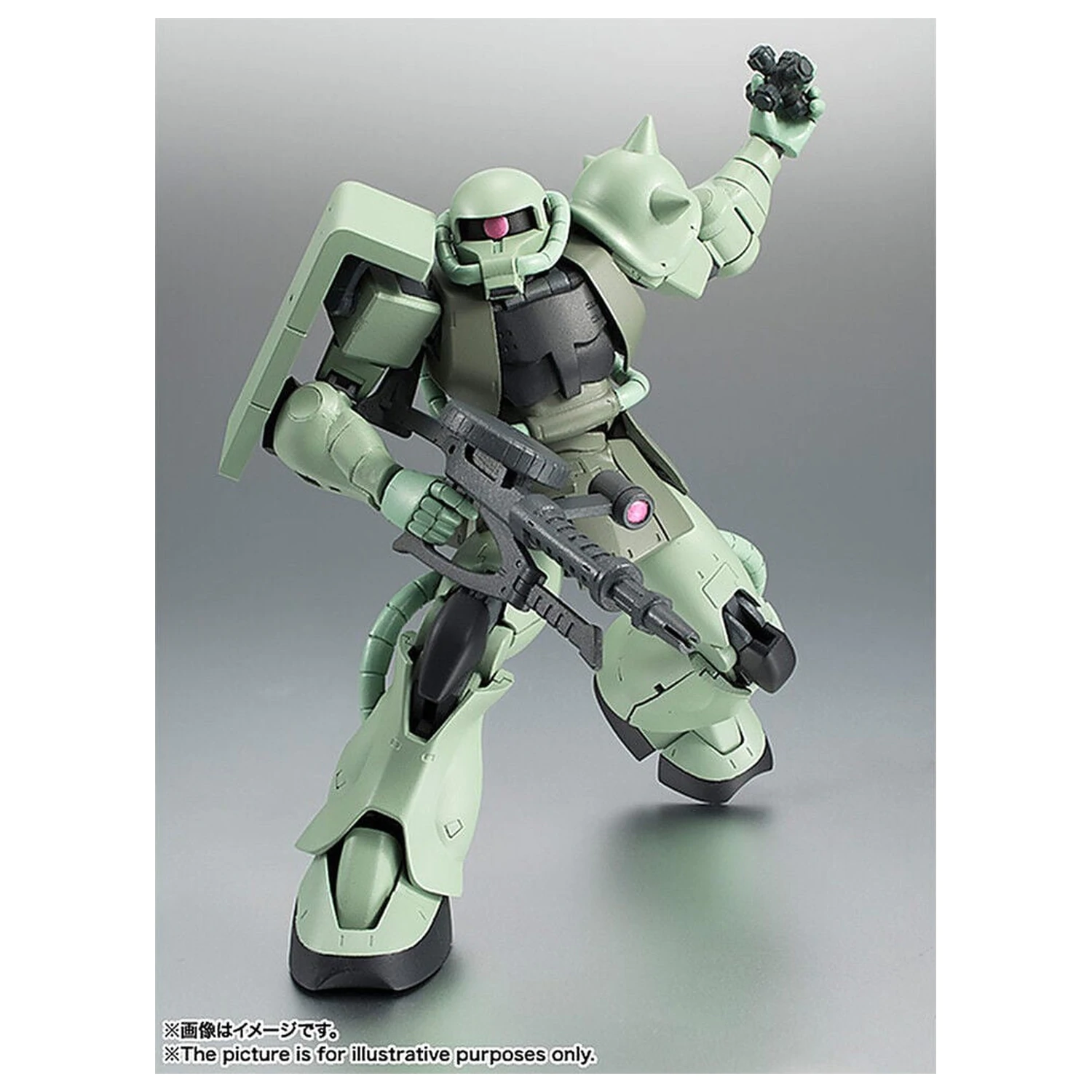 Mobile Suit Gundam Robot Spirits MS 06 Zaku ver ANIME Reissue figura 12,5 cm fotografija izdelka