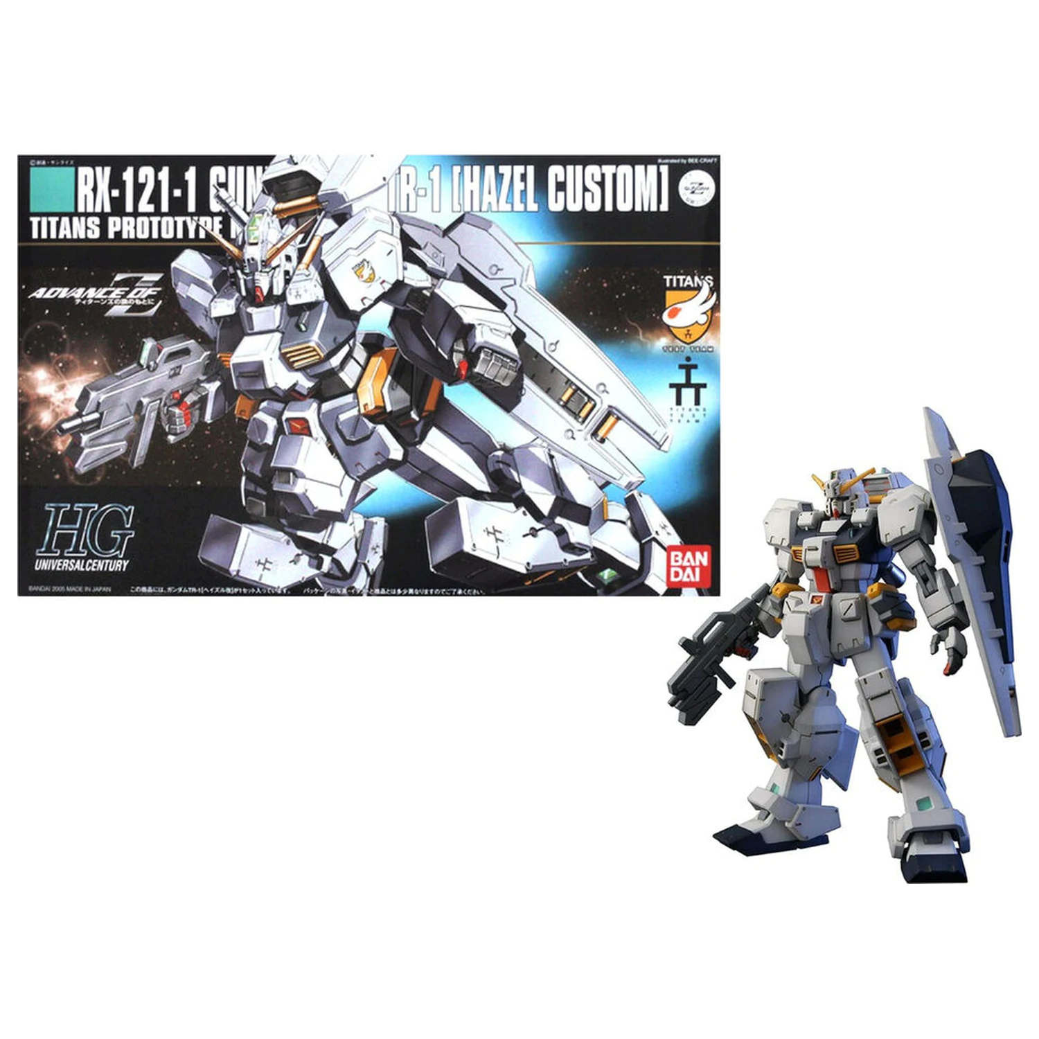 Mobile Suit Gundam RX121-1 Gundam 1/144 TR-1 Hazel Kai modelni komplet figura fotografija izdelka