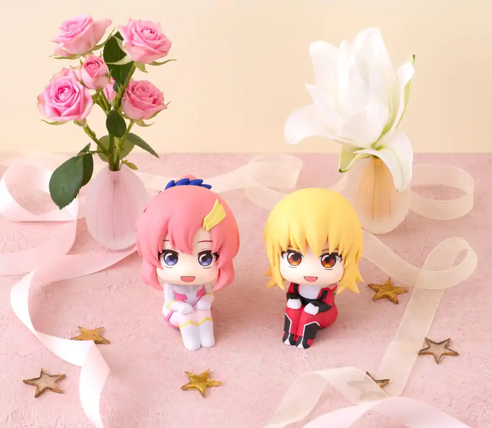 Mobile Suit Gundam Seed Freedom Look Up PVC kip Lacus Clyne & Cagalli Yula Athha (z darilom) 11 cm fotografija izdelka