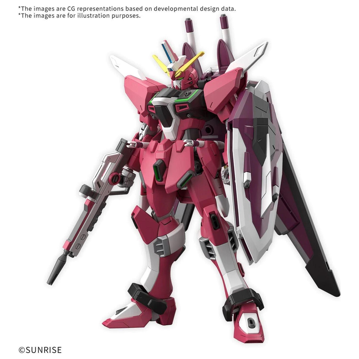 Mobile Suit Gundam Seed Freedom Zero Infinite Justice Gundam Booster Unit HG sestavljivi model lik v merilu 1/144 fotografija izdelka