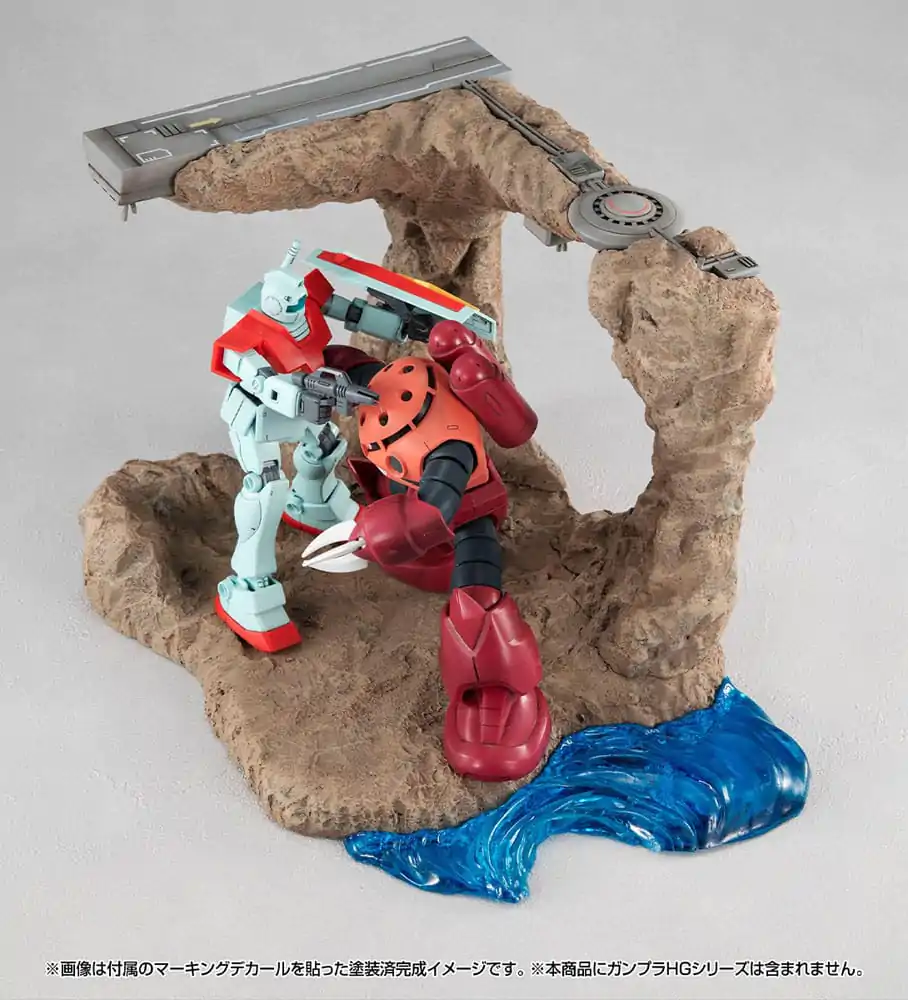 Mobile Suit Gundam SEED RM Series Realistic Model Series Diorama 1/144 G Structure (GS01) Tragedy in Jaburo Material Color Edition 16 cm fotografija izdelka