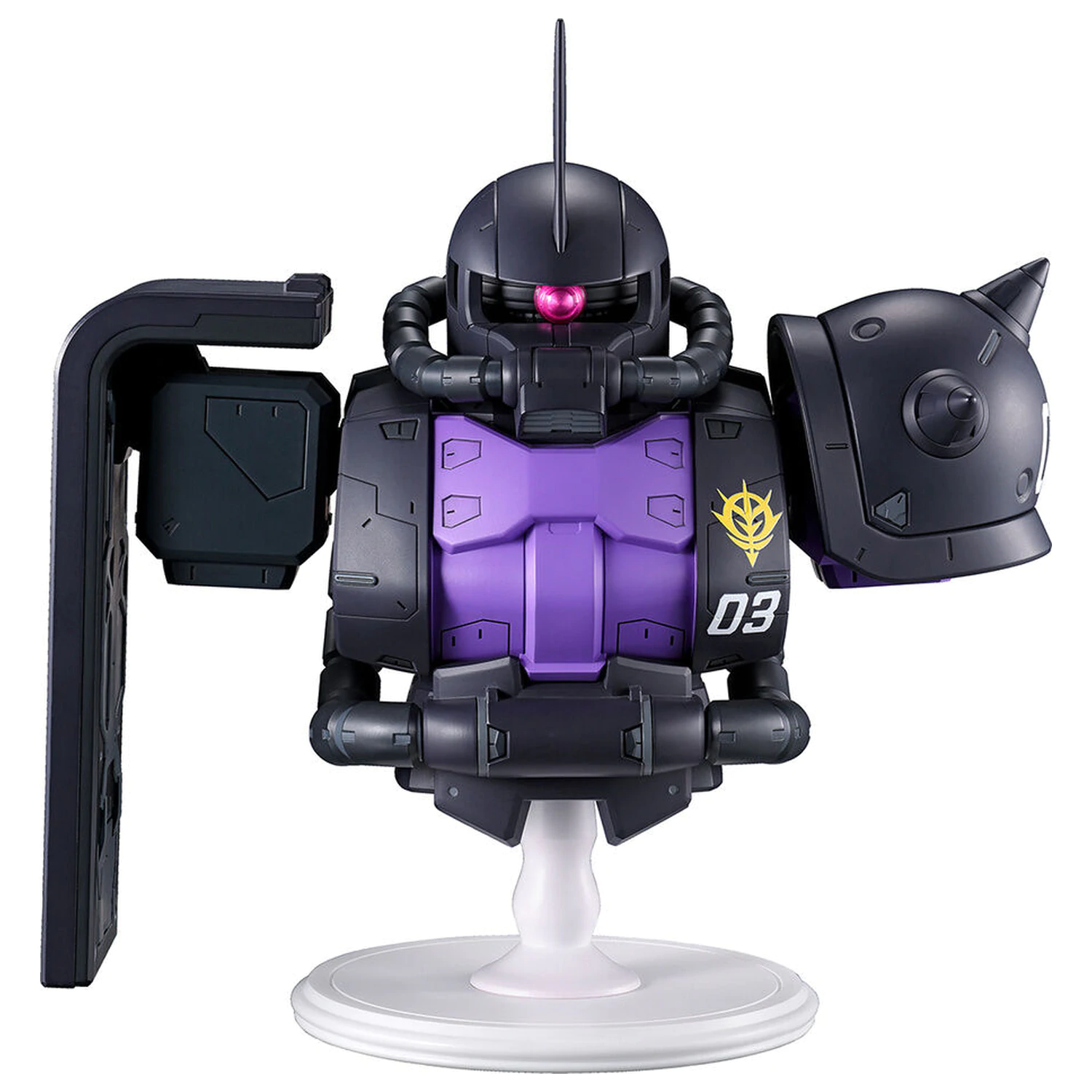 Mobile Suit Gundam Universal Century Saga Interlude Zaku II Black Tri-Stars Ichibansho figura 16cm fotografija izdelka