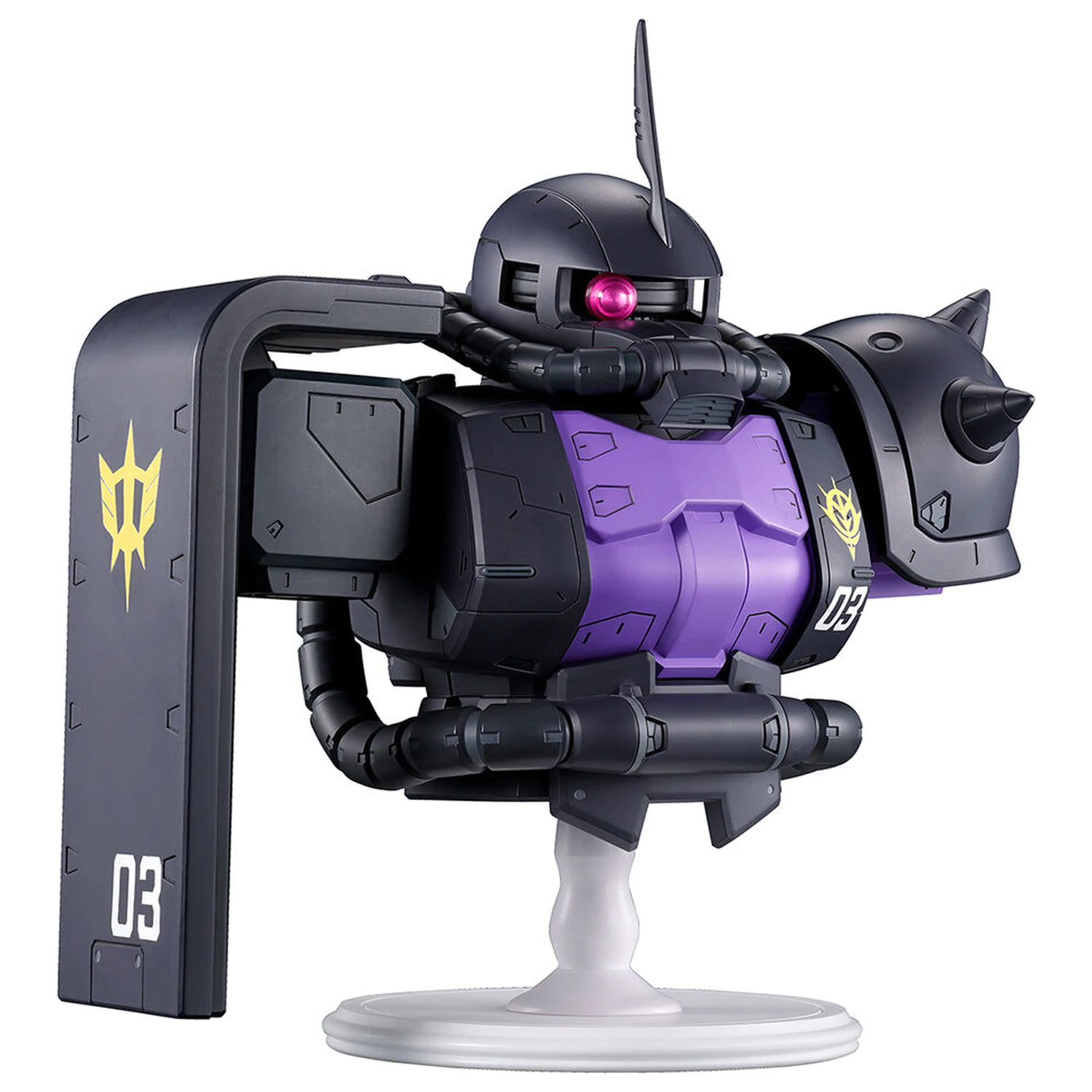Mobile Suit Gundam Universal Century Saga Interlude Zaku II Black Tri-Stars Ichibansho figura 16cm fotografija izdelka