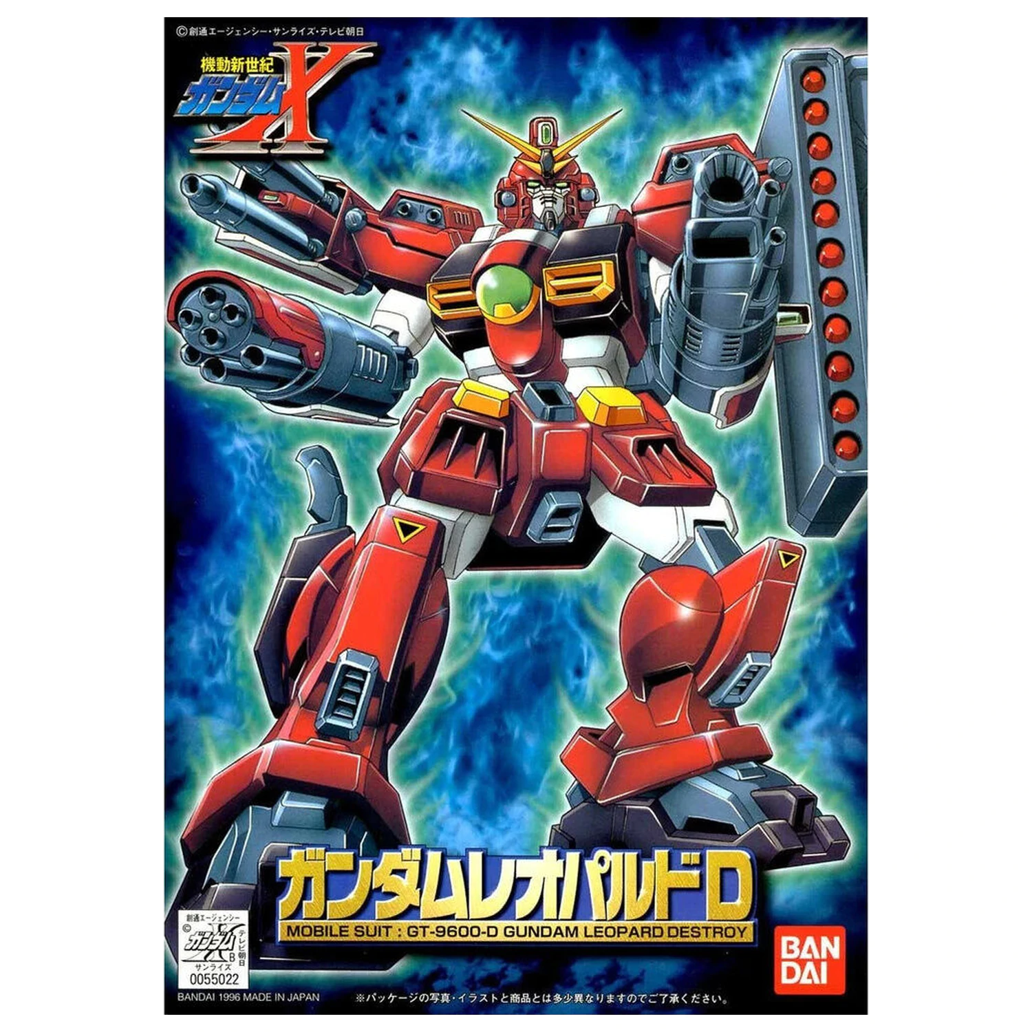 Mobile Suit Gundam X - Gundam Leopard Destroy 1/144 komplet modela fotografija izdelka