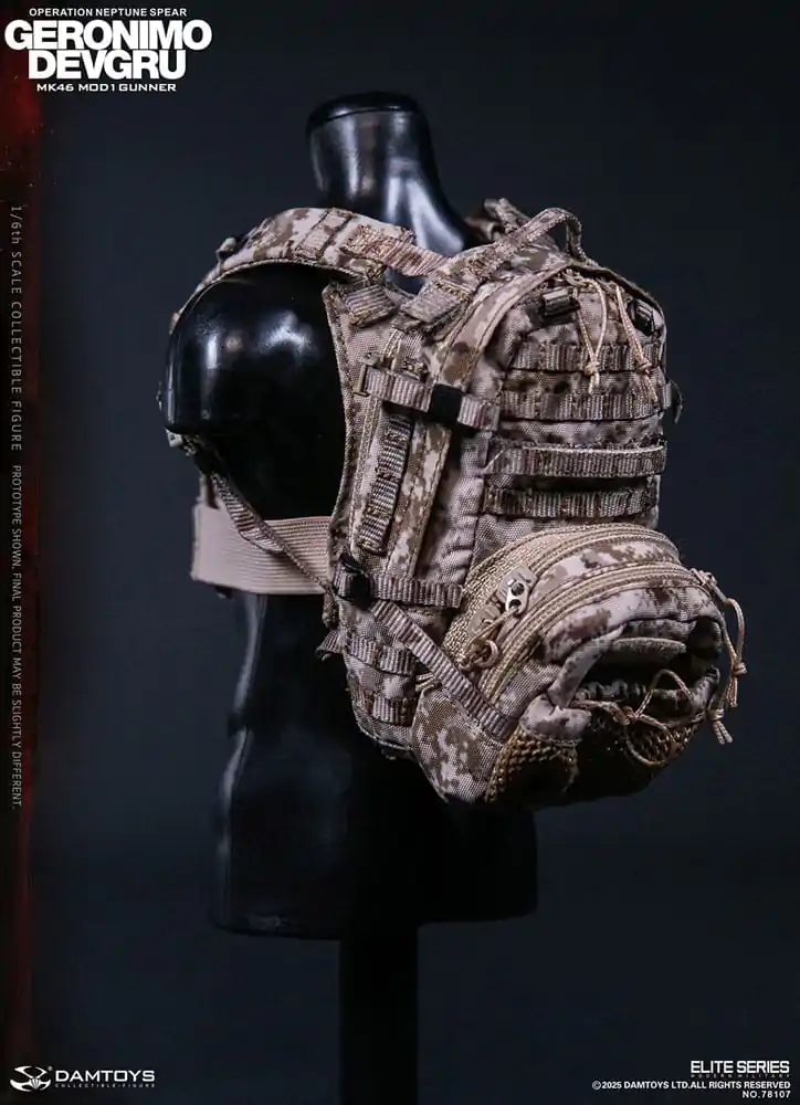 Moderna vojaška akcijska figura 1/6 Geronimo Devgru - MK46 MOD1 Gunner (Operation Neptune Spear) 30 cm fotografija izdelka