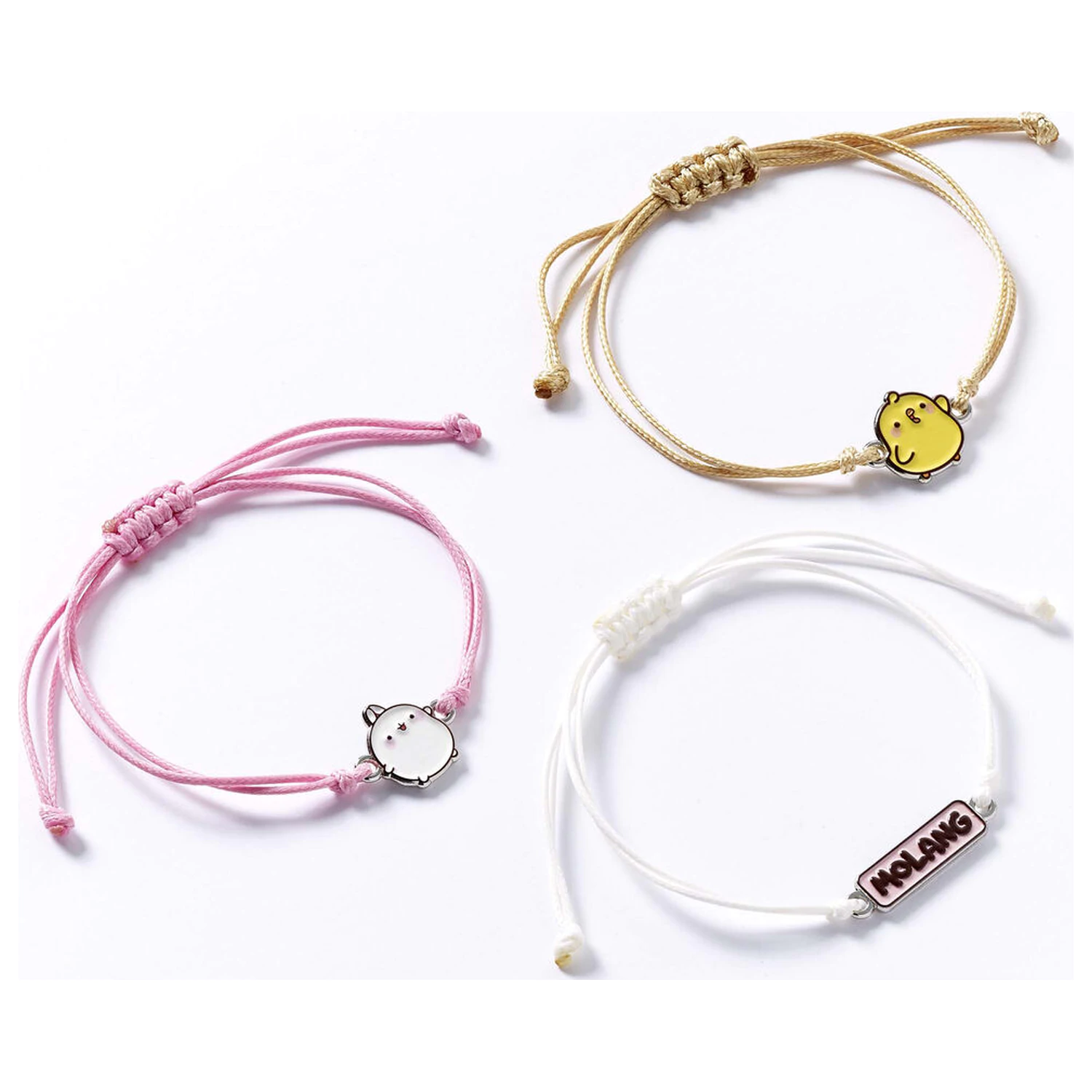 Molang set 3 zapestnic prijateljstva fotografija izdelka