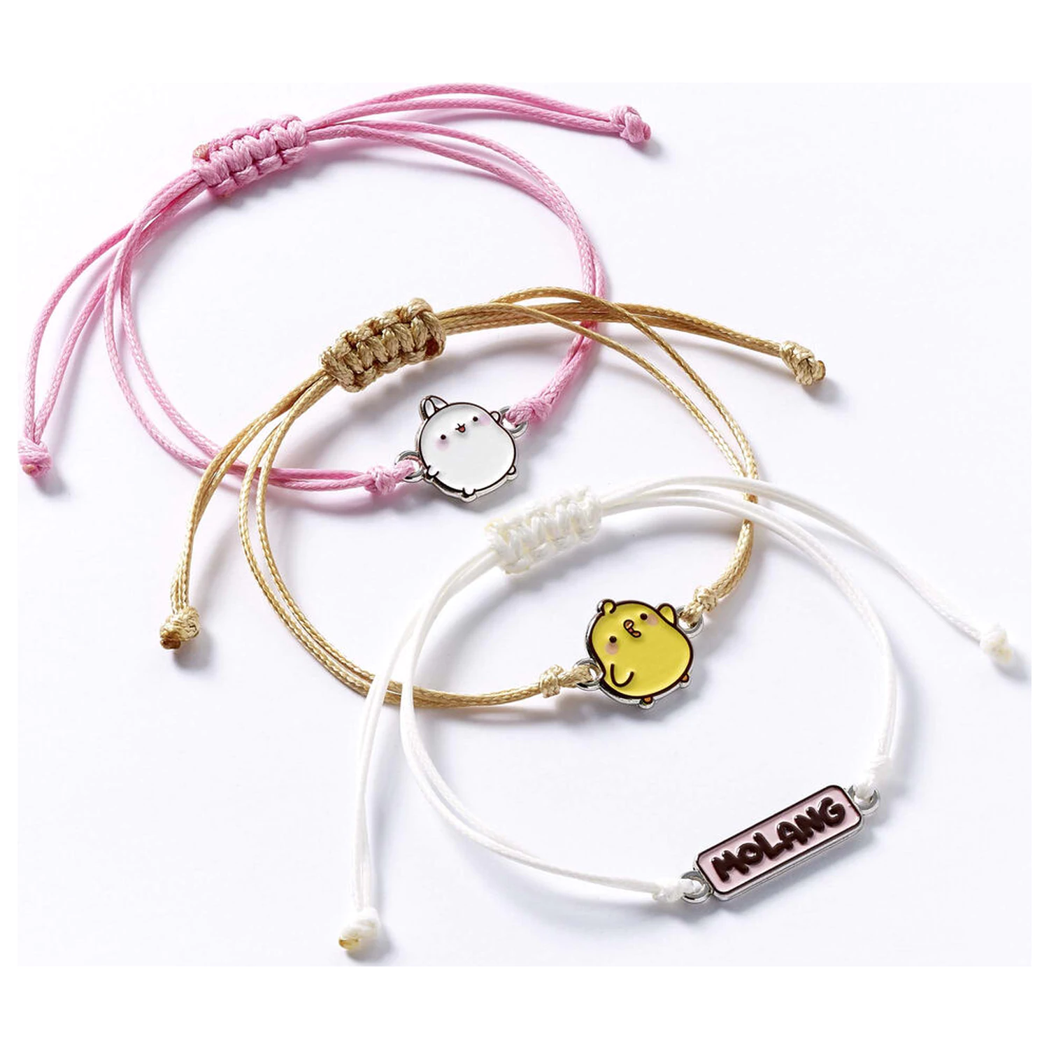 Molang set 3 zapestnic prijateljstva fotografija izdelka