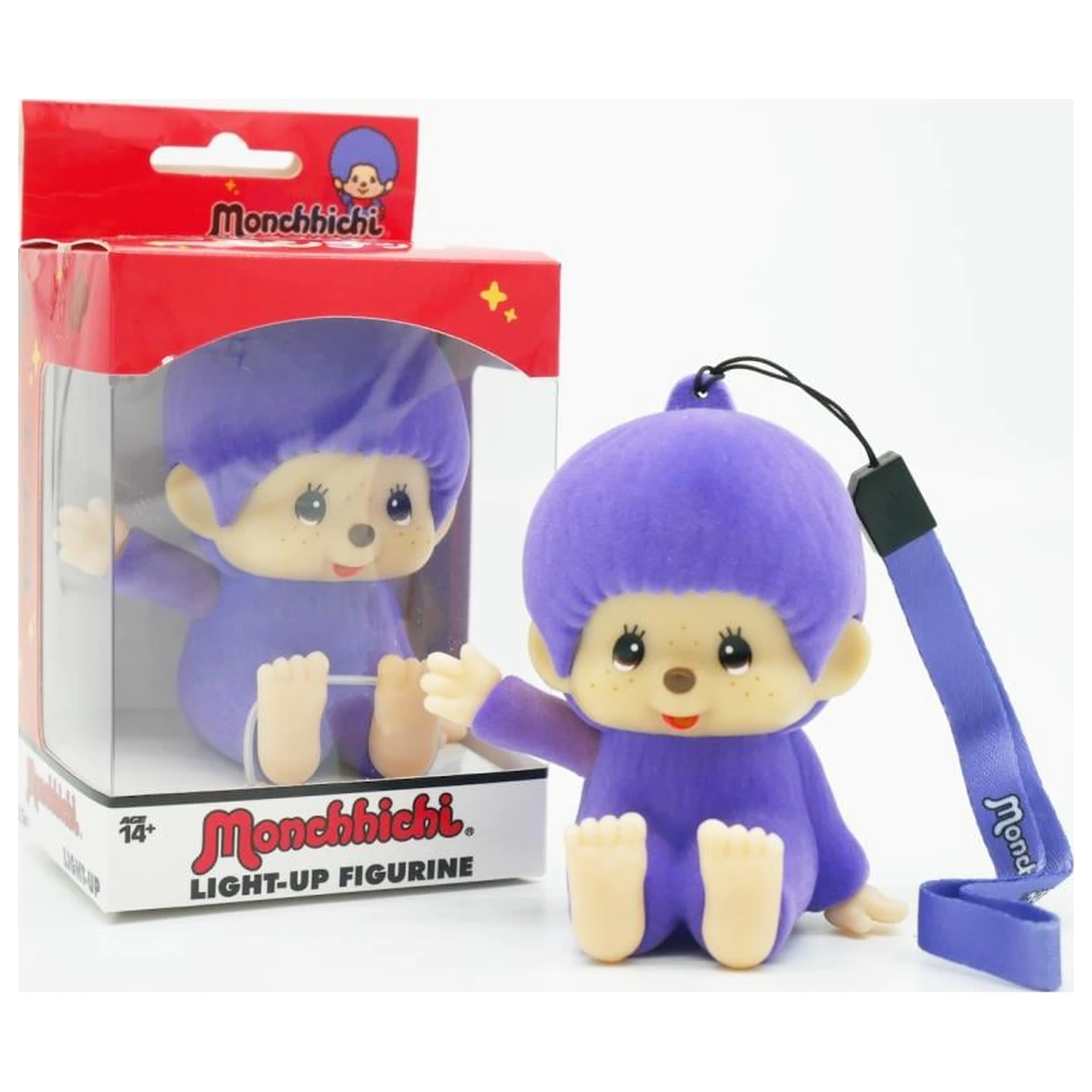 Monchhichi LED svetleča Lila figura fotografija izdelka