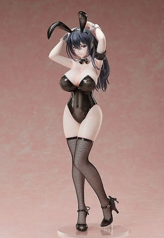 Črno-beli kip zajčka 1/4 Aoi 44 cm fotografija izdelka