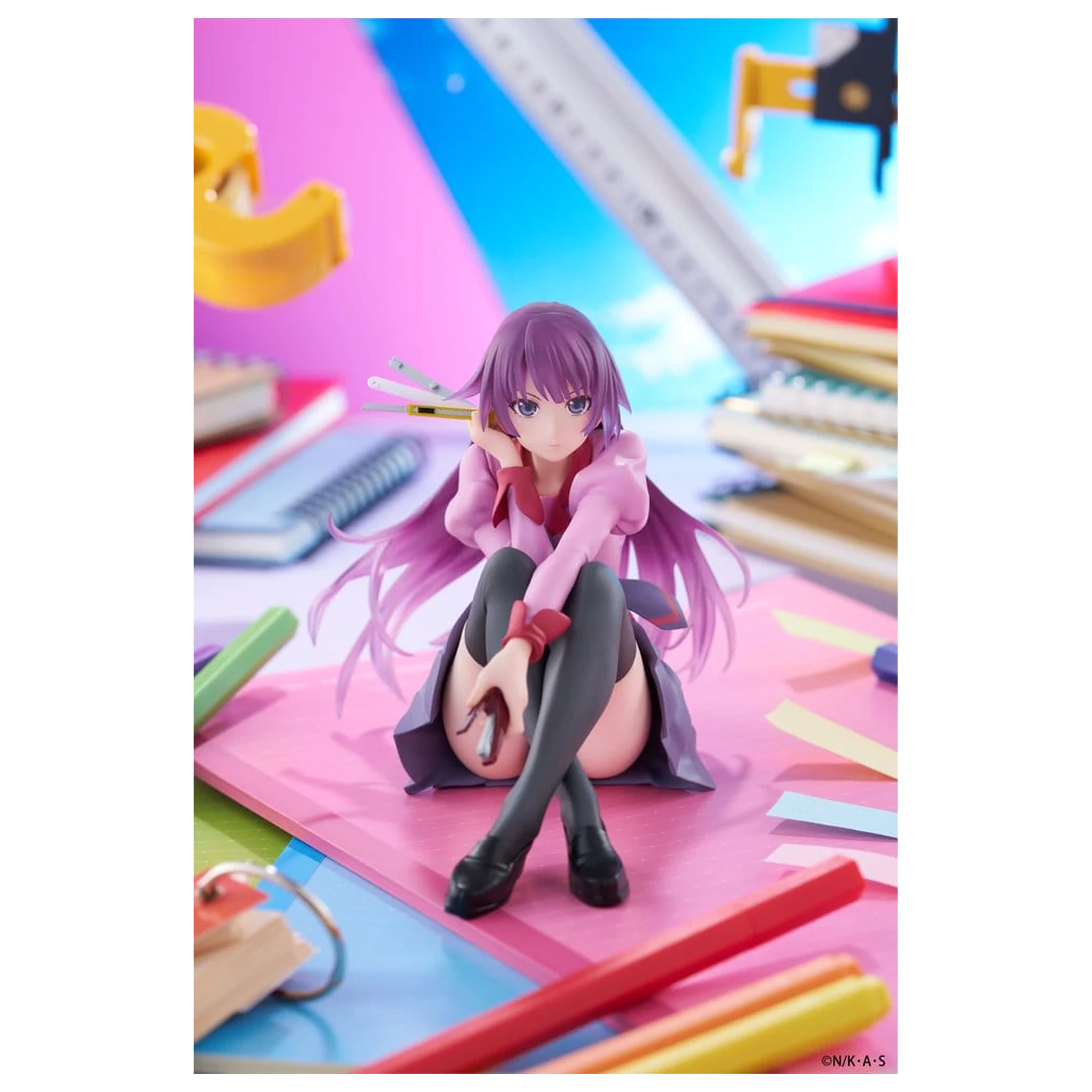 Monogatari PVC Kip Namizna prikupna figura Hitagi Senjougahara 13 cm fotografija izdelka