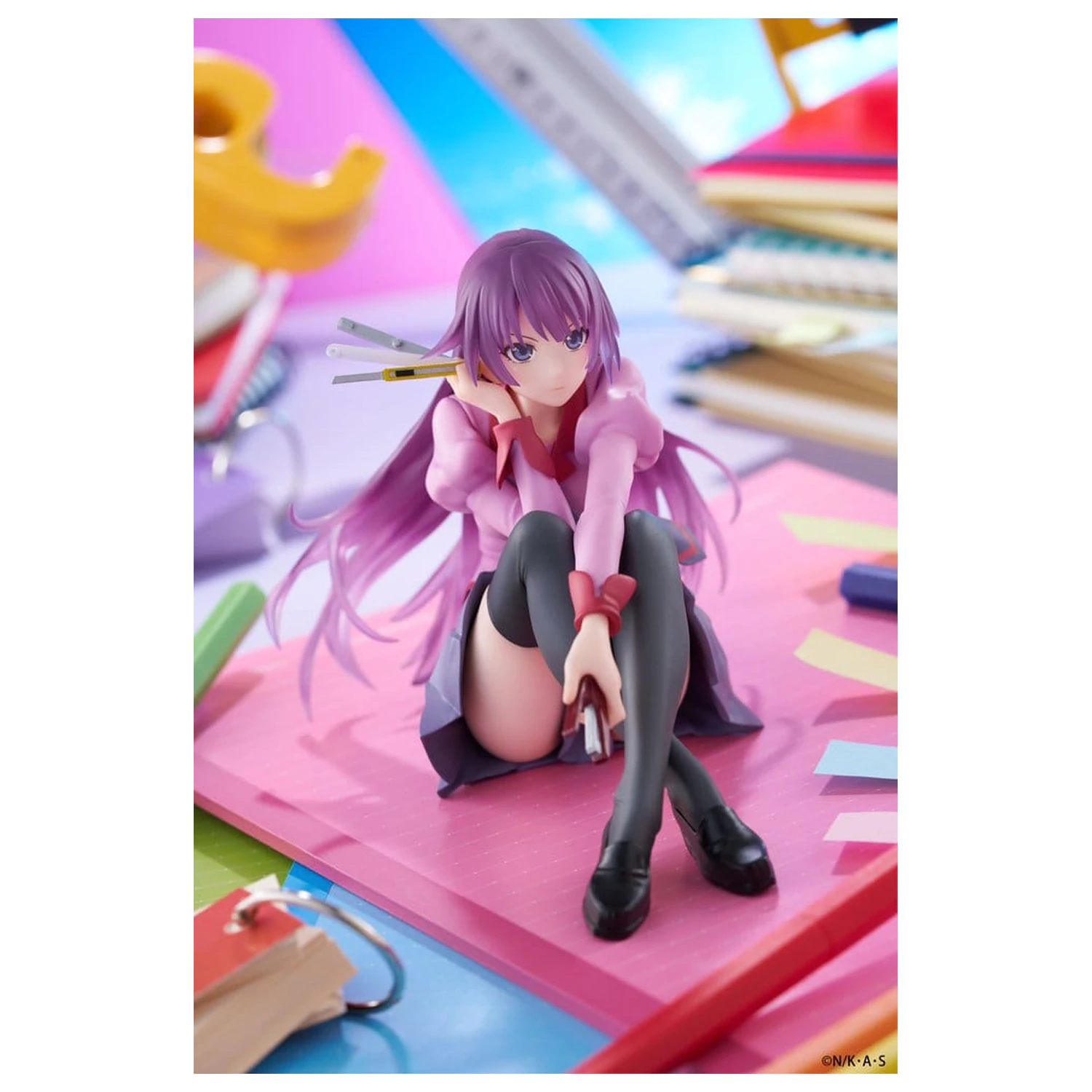 Monogatari PVC Kip Namizna prikupna figura Hitagi Senjougahara 13 cm fotografija izdelka