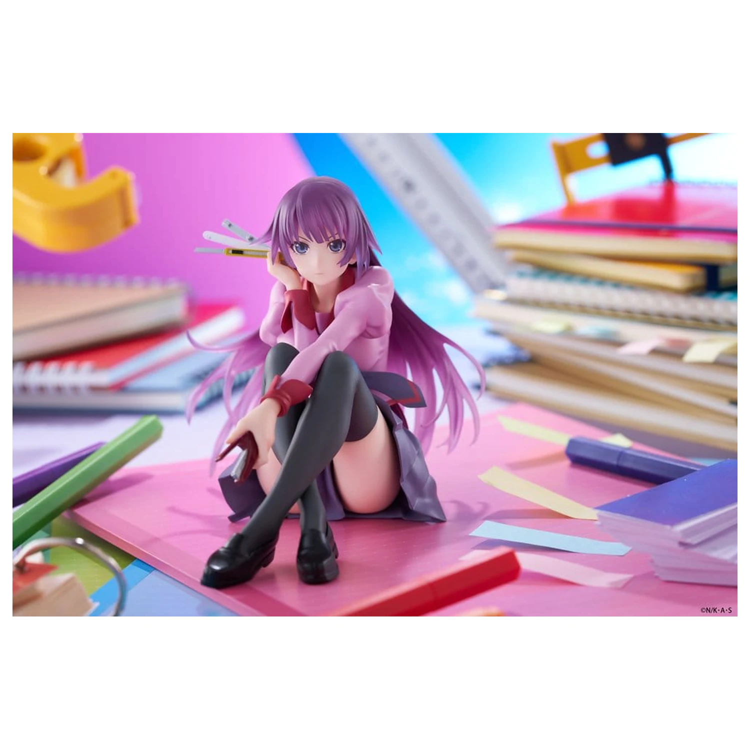 Monogatari PVC Kip Namizna prikupna figura Hitagi Senjougahara 13 cm fotografija izdelka
