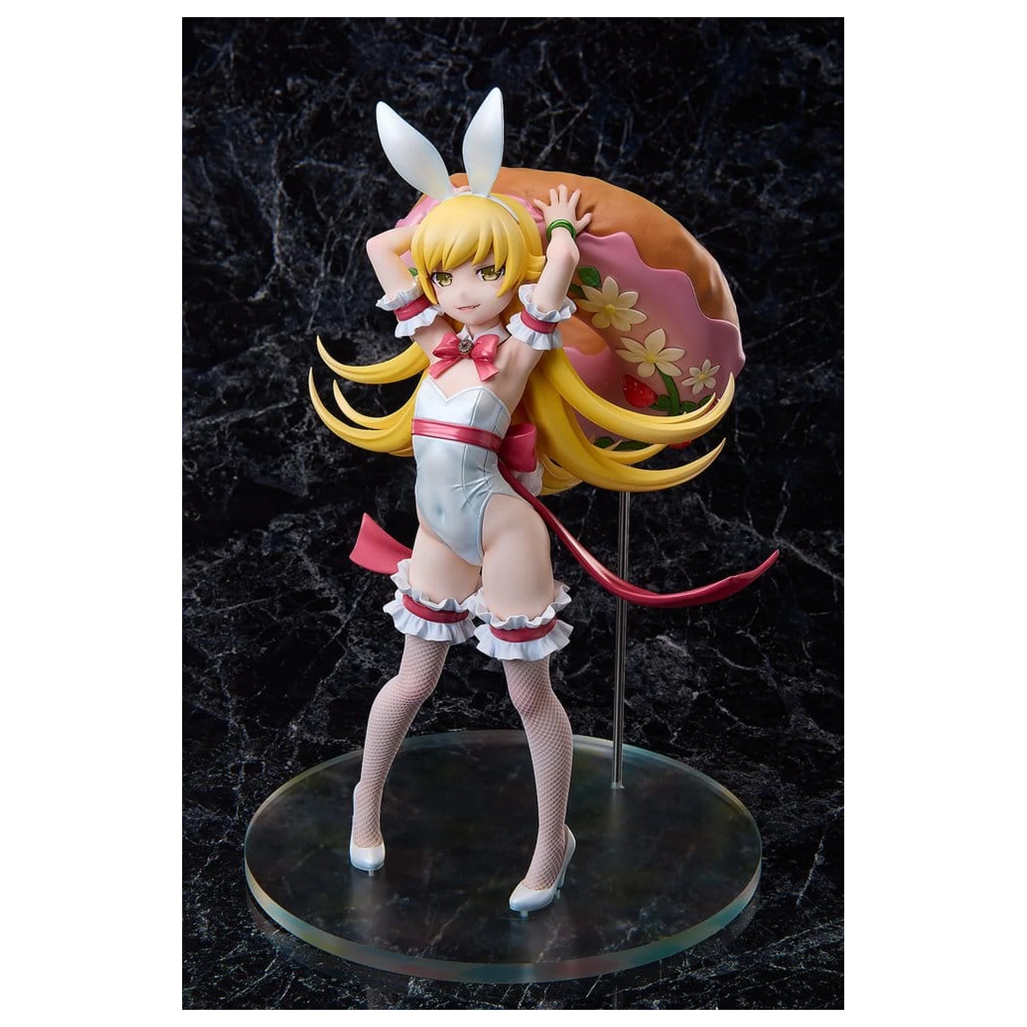 Monogatari Series PVC kip 1/4 Shinobu Oshino White Bunny Ver. 35 cm fotografija izdelka