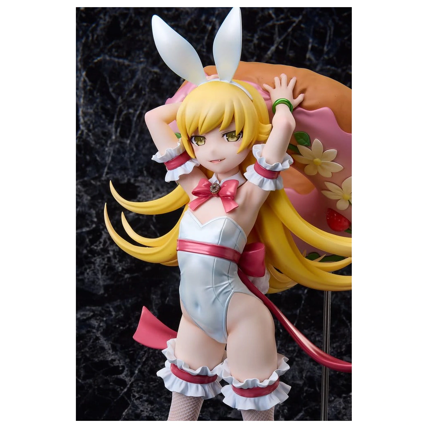 Monogatari Series PVC kip 1/4 Shinobu Oshino White Bunny Ver. 35 cm fotografija izdelka