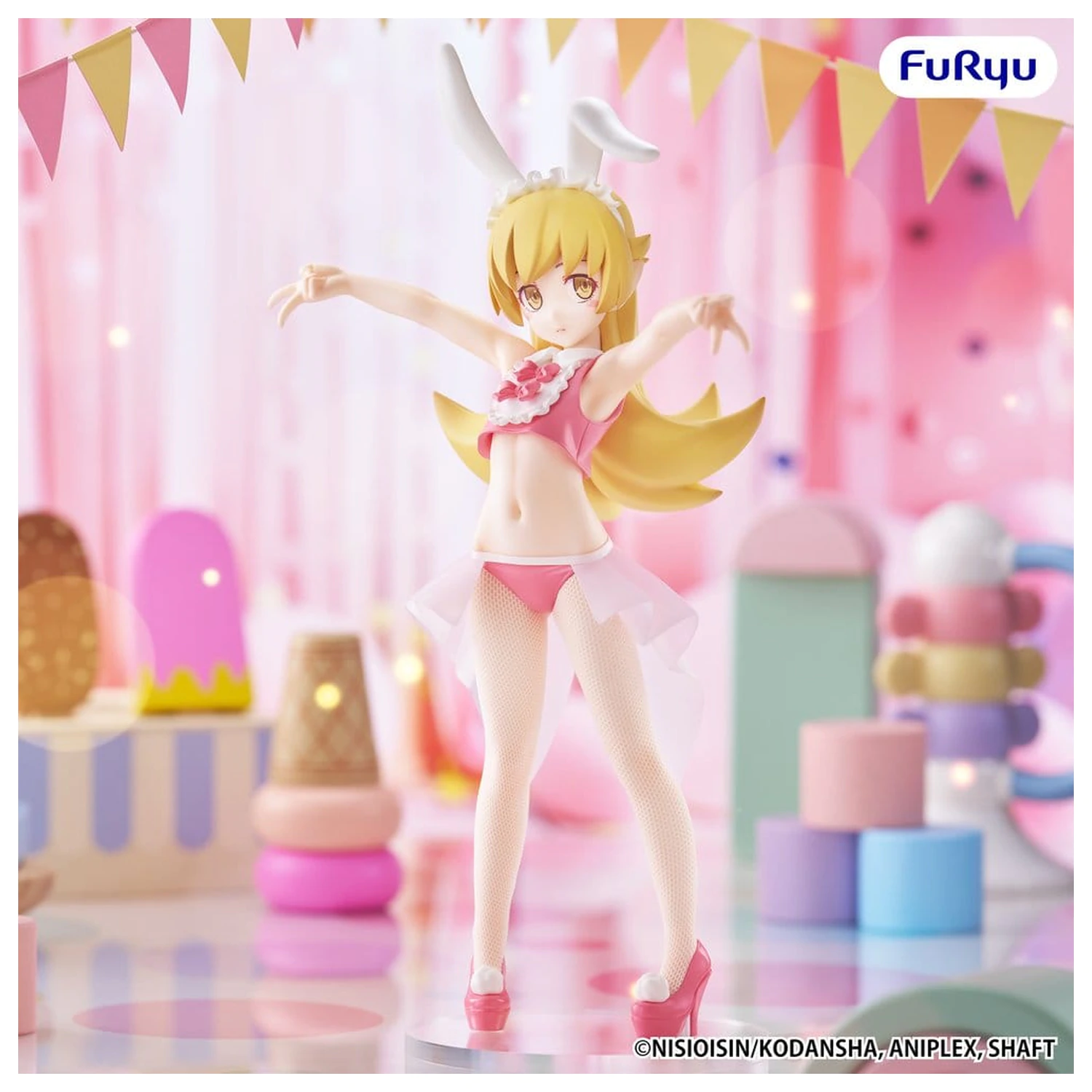 Monogatari Series BiCute Bunnies PVC figura Shinobu Oshino 23 cm fotografija izdelka