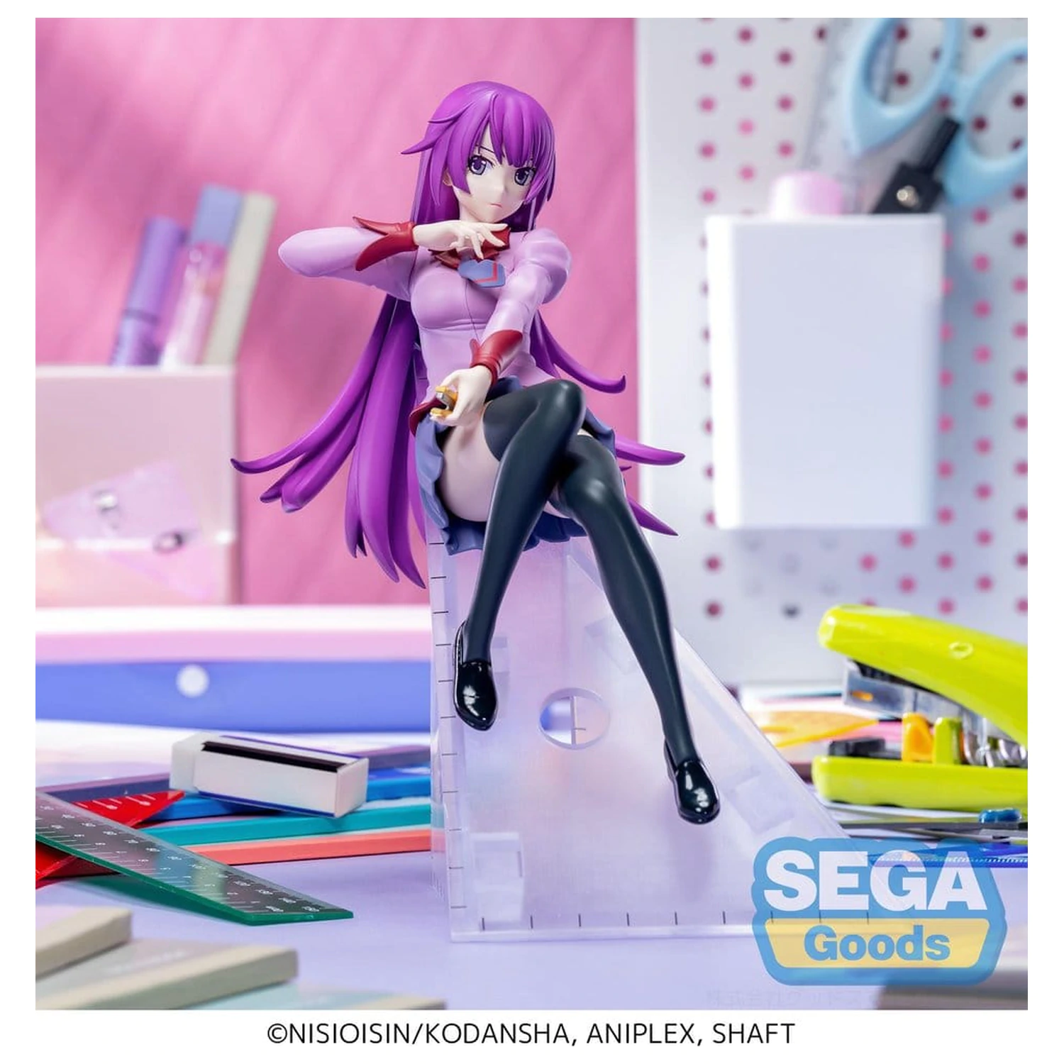 Monogatari Series Luminasta PVC Figura Hitagi Senjyogahara 19 cm fotografija izdelka