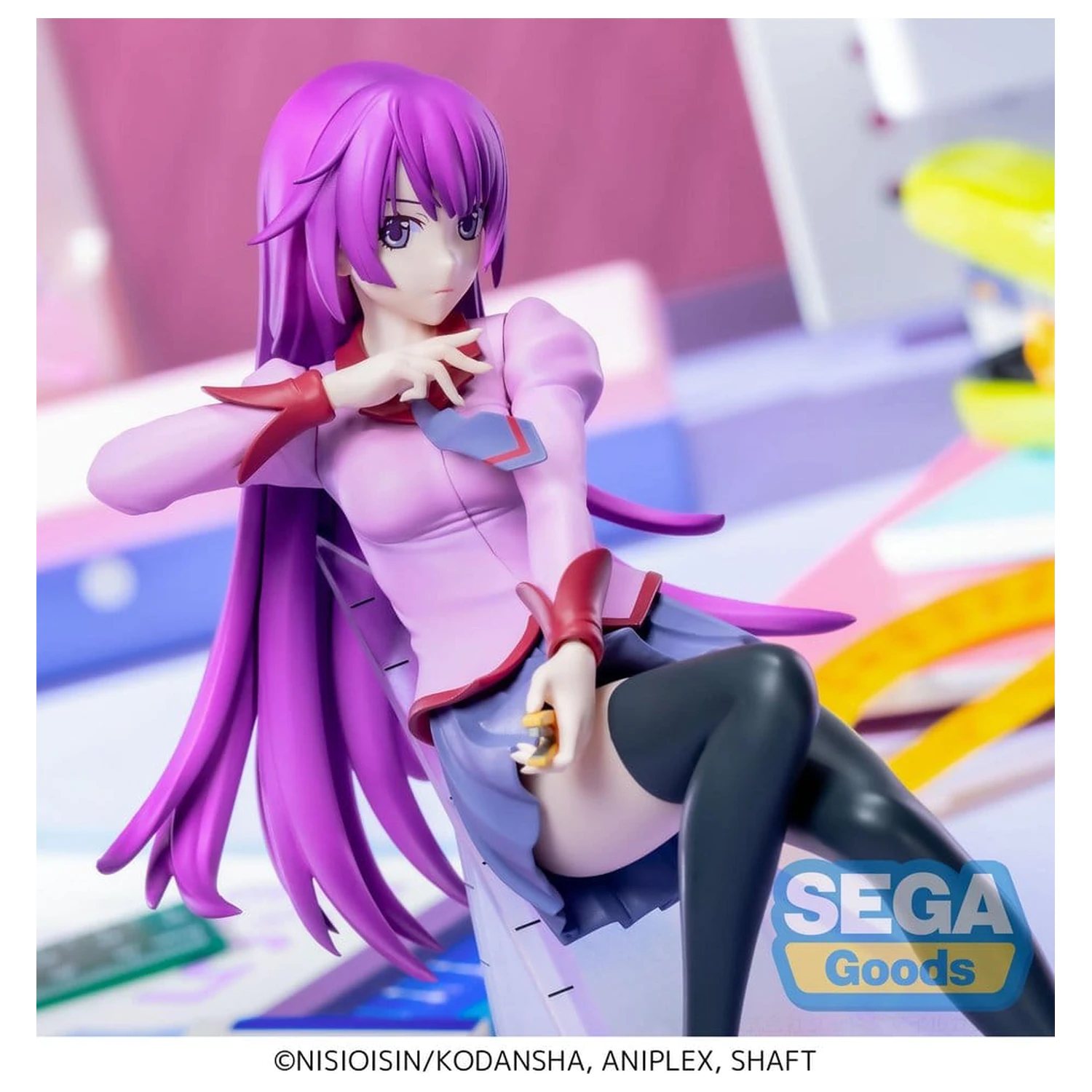 Monogatari Series Luminasta PVC Figura Hitagi Senjyogahara 19 cm fotografija izdelka