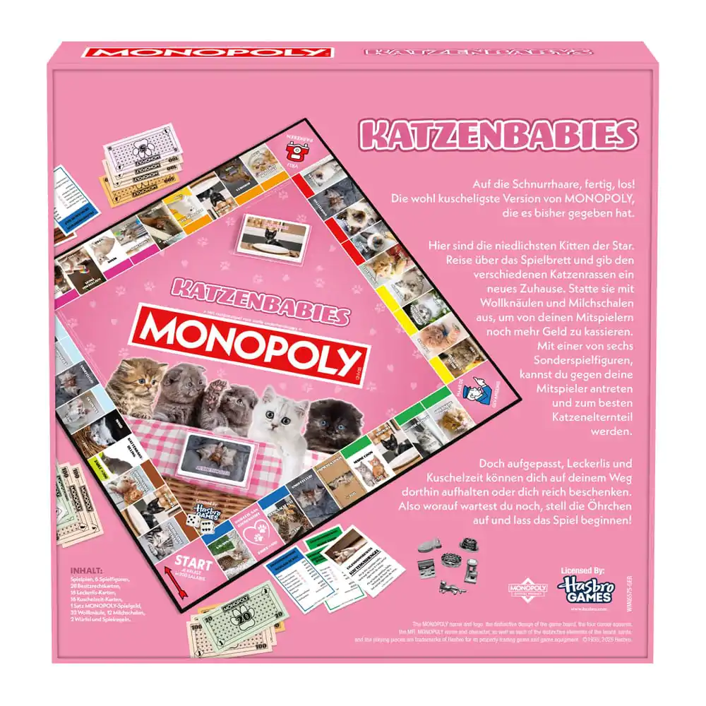 Monopoly Namizna igra Katzenbabys *Nemška različica* fotografija izdelka