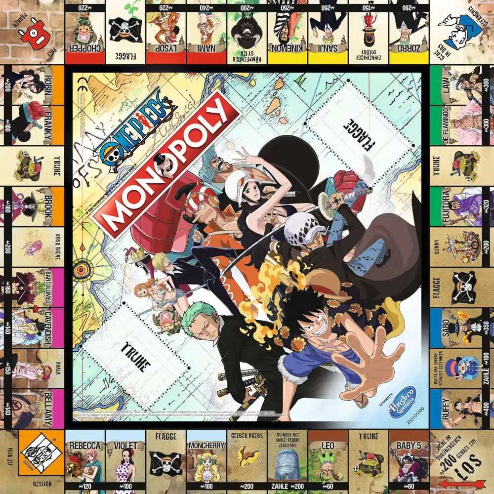 Monopoly družabna igra One Piece (Nova izdaja) *Nemška verzija* fotografija izdelka