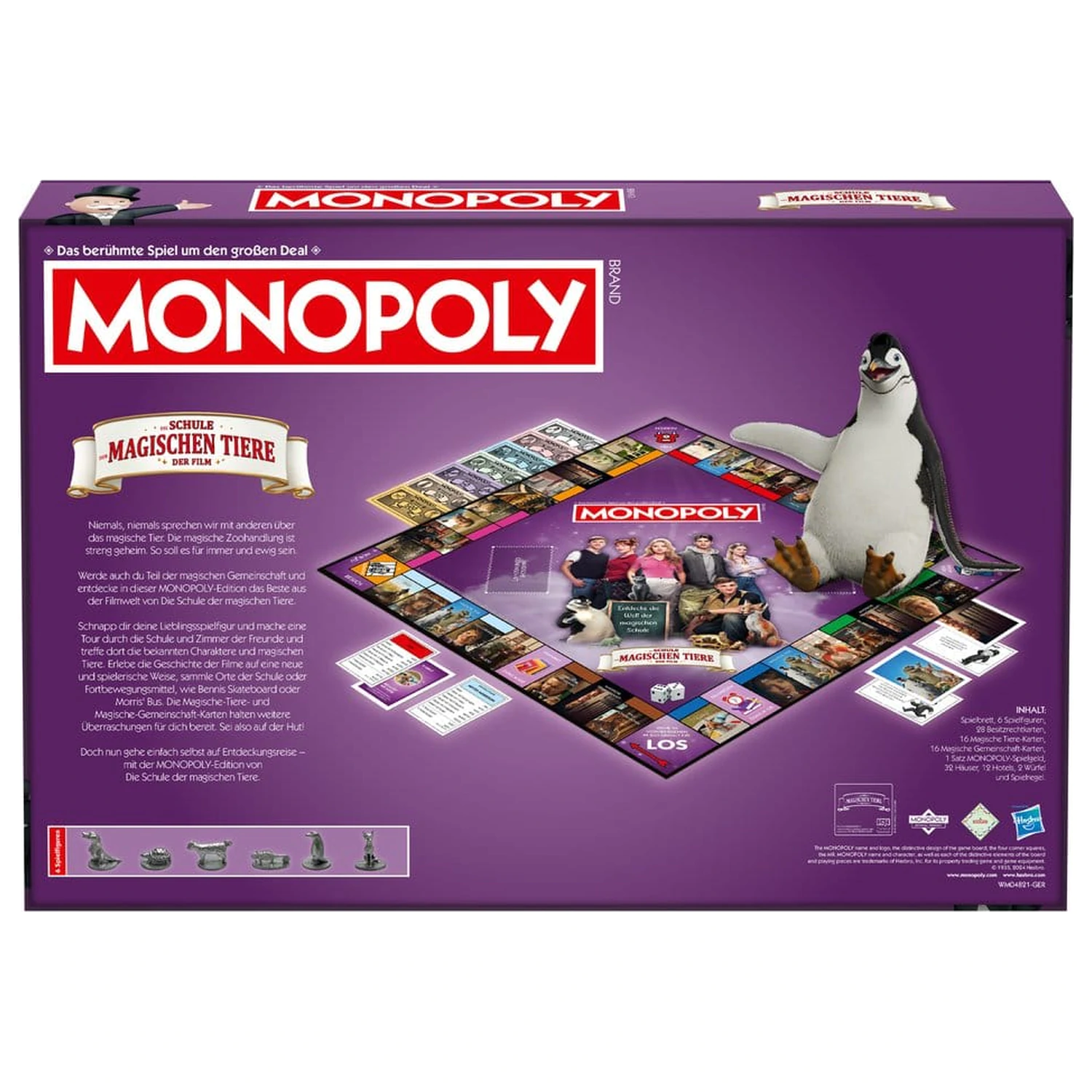 Monopoly Družabna Igra Šola Čarobnih Živali *Nemška Različica* fotografija izdelka