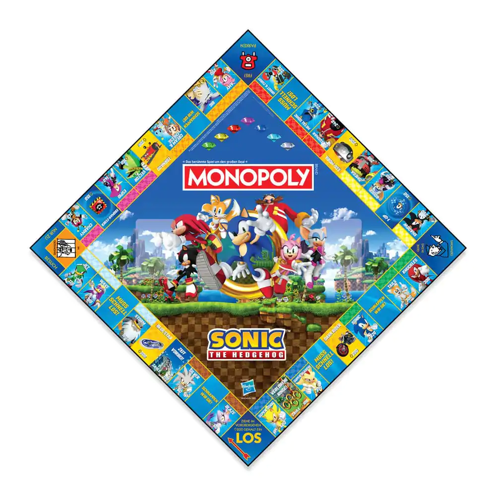 Monopoly družabna igra Sonic the Hedgehog *German Version* fotografija izdelka