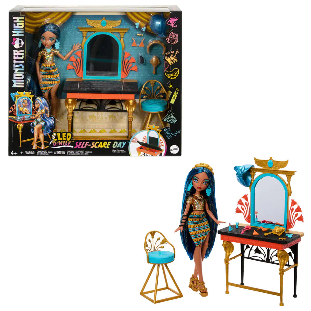 Monster High Cleo de Nile z lutko toaletne mizice fotografija izdelka