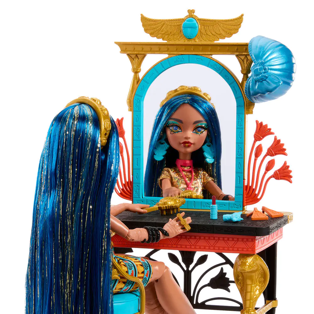 Monster High Cleo de Nile z lutko toaletne mizice fotografija izdelka