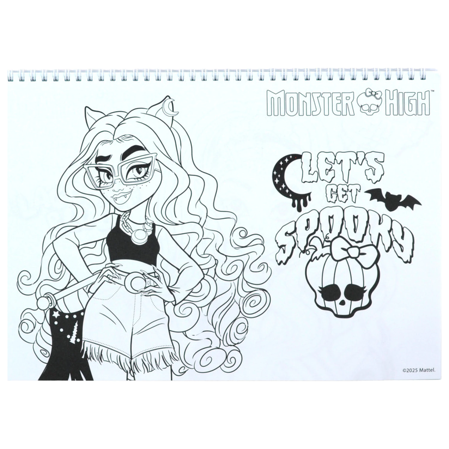 Monster High Crew A4 Spiralni skicirni blok 40 strani z nalepkami fotografija izdelka