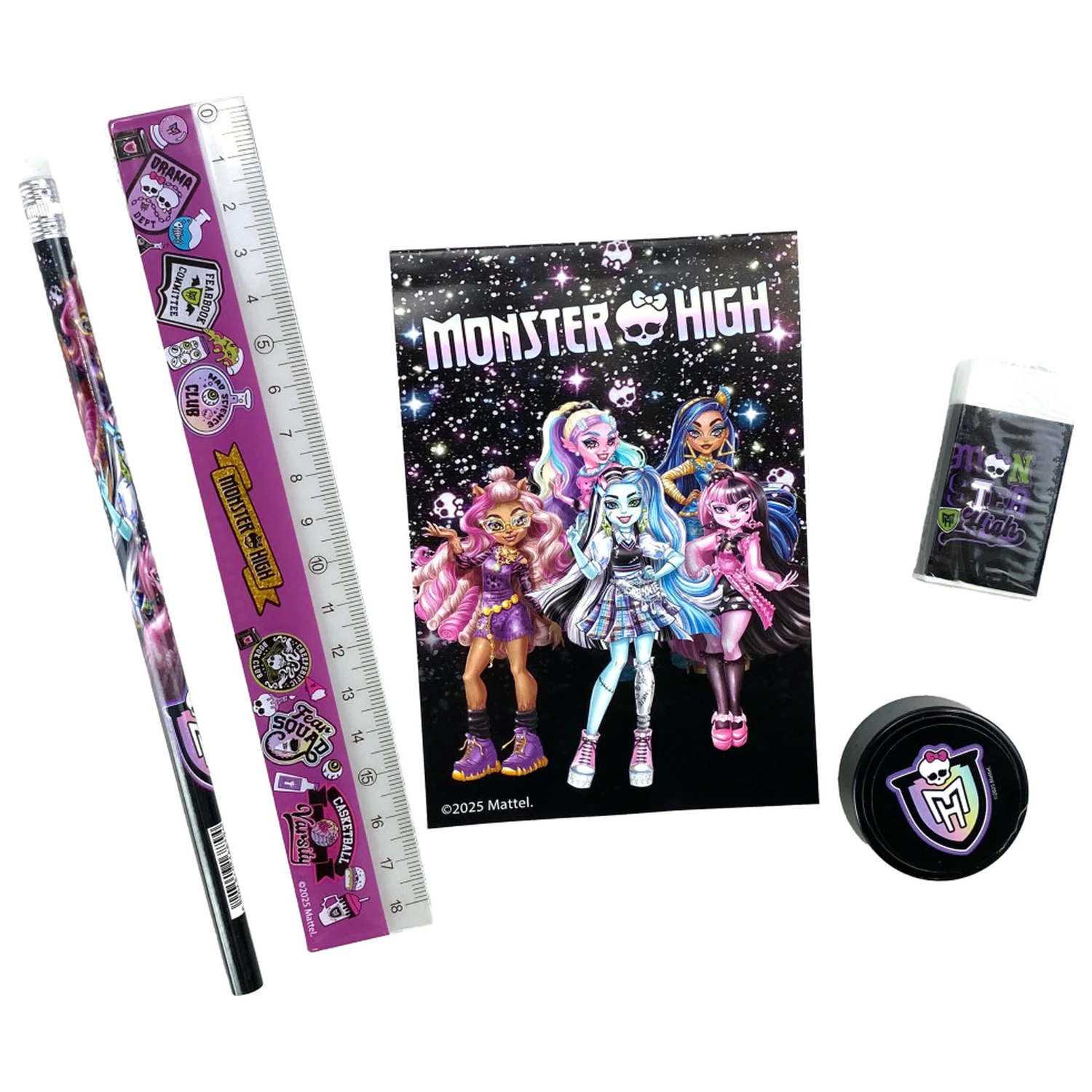 Monster High Crew set pisarniških potrebščin 5 kosov fotografija izdelka