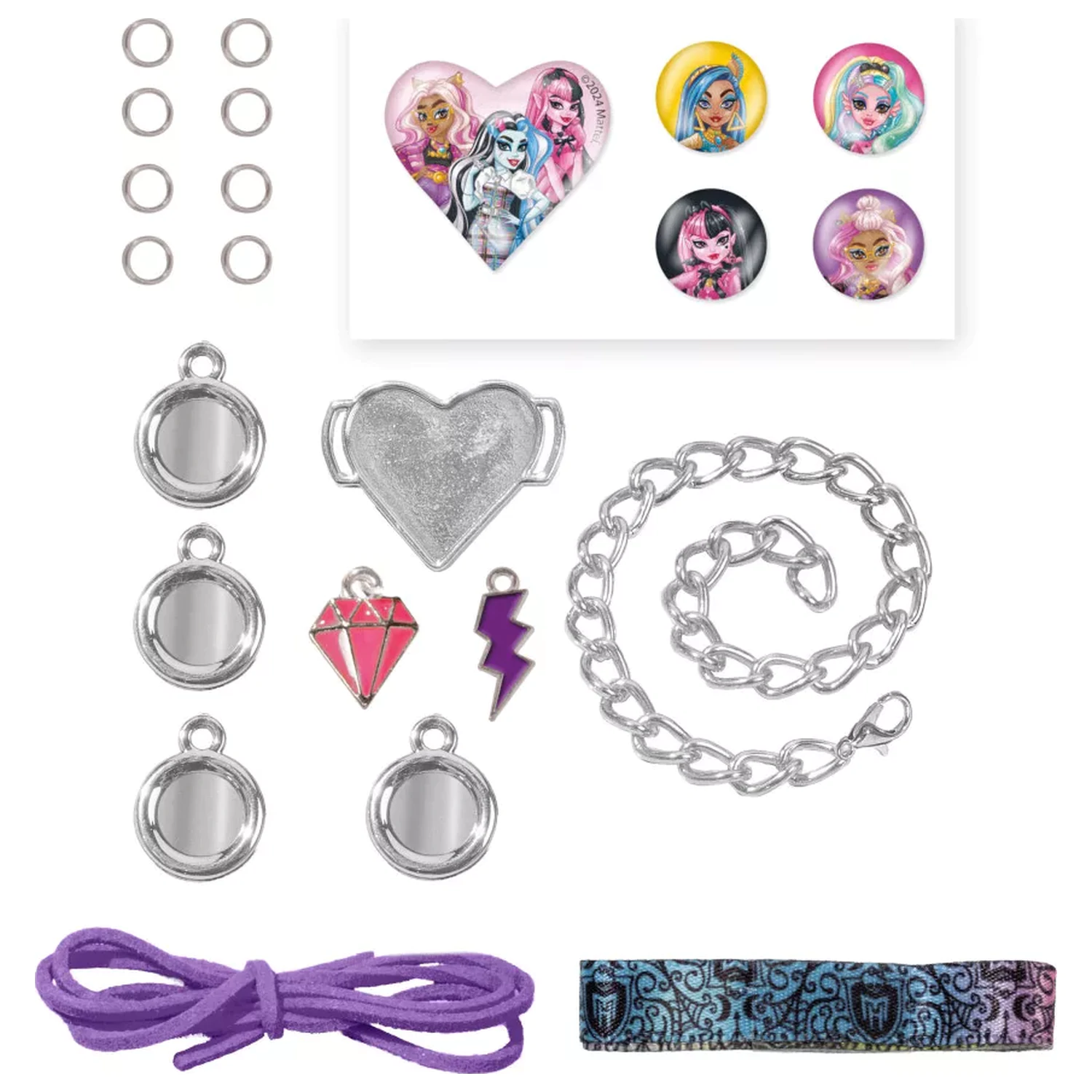 Monster High Dark Charm Set za izdelavo zapestnic fotografija izdelka
