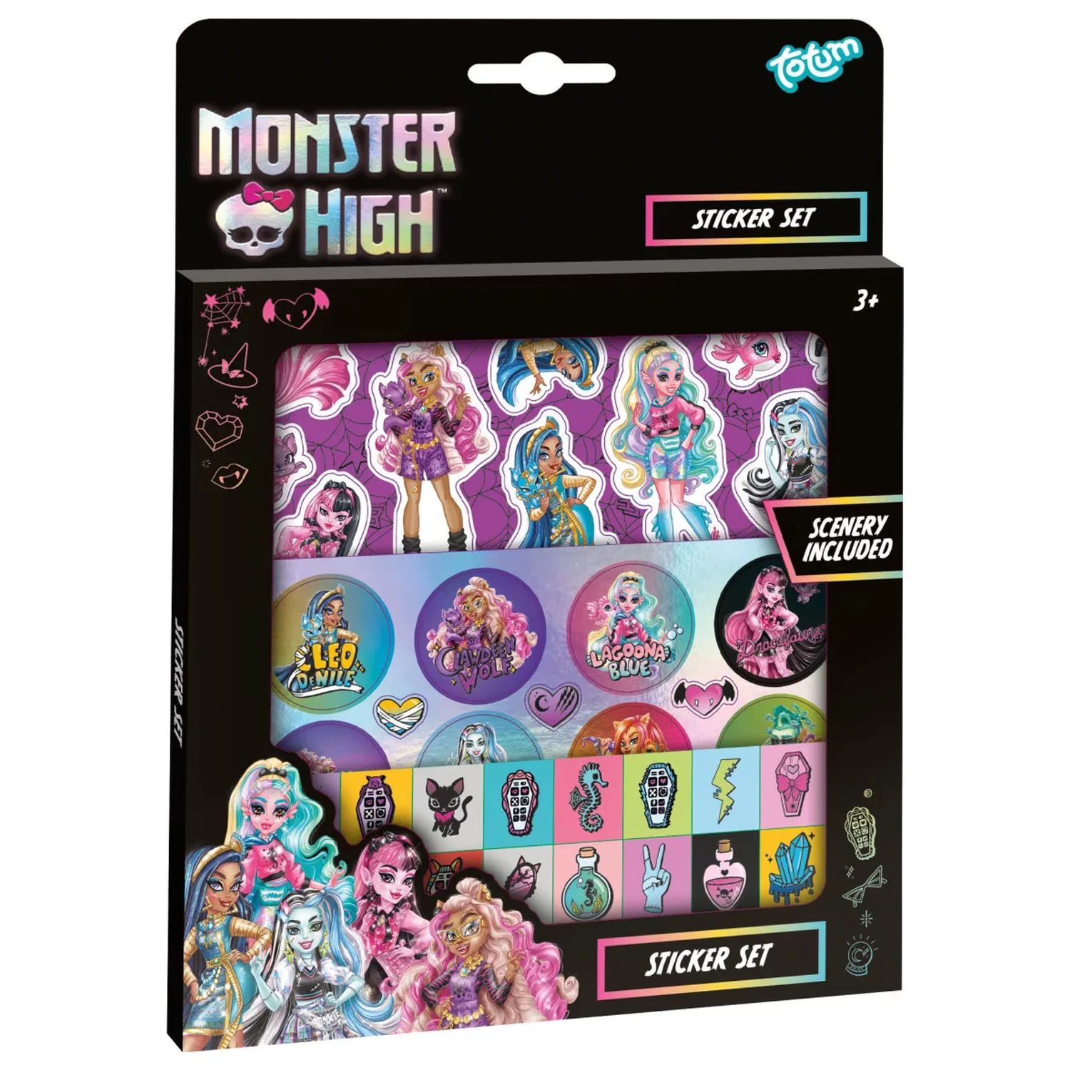 Monster High Dark Komplet nalepk fotografija izdelka