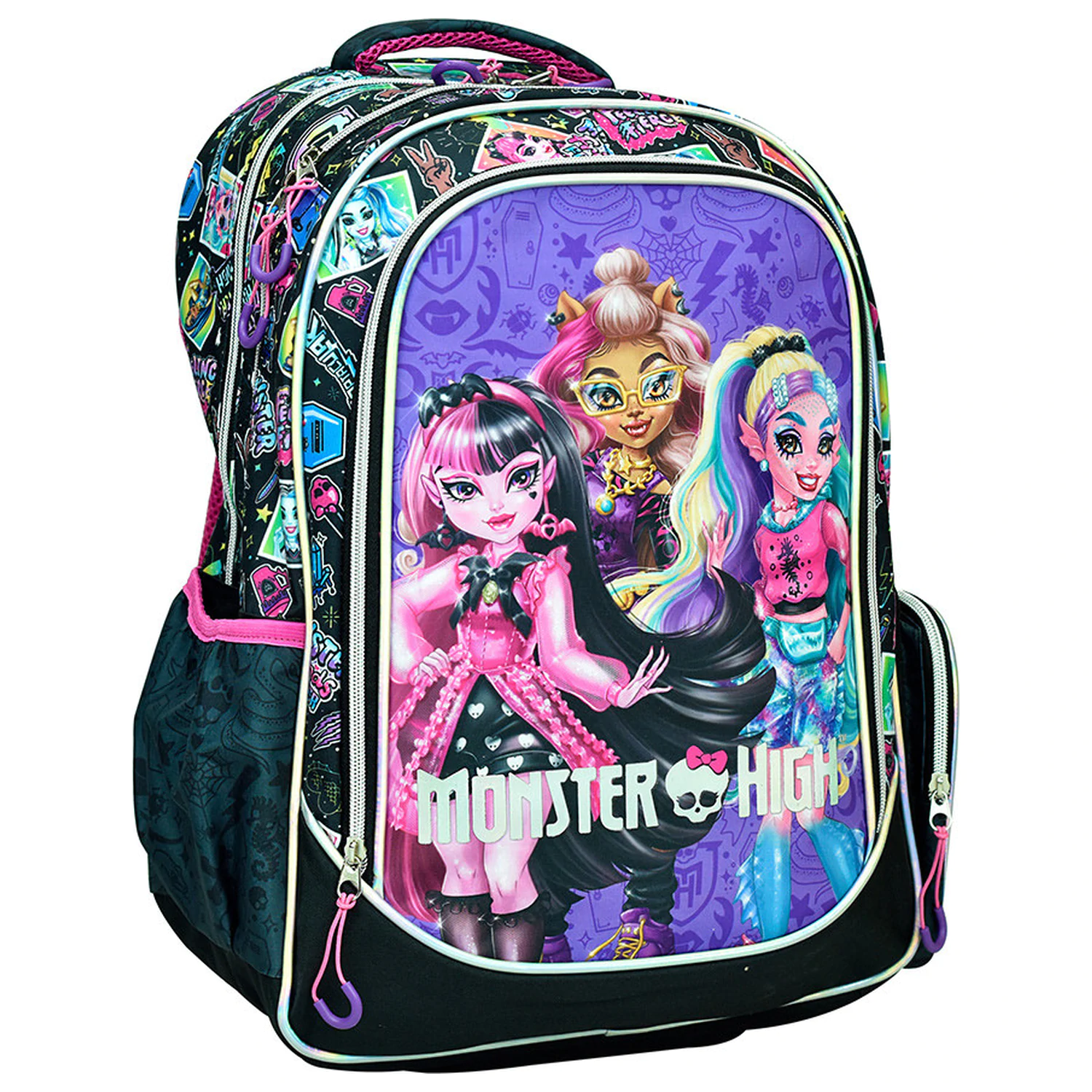 Monster High Ghoul Trio šolska torba, torba 46 cm fotografija izdelka