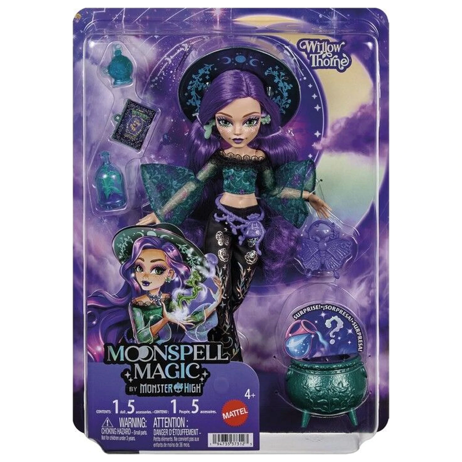 Monster High Moonspell High Willow Nature lutka fotografija izdelka