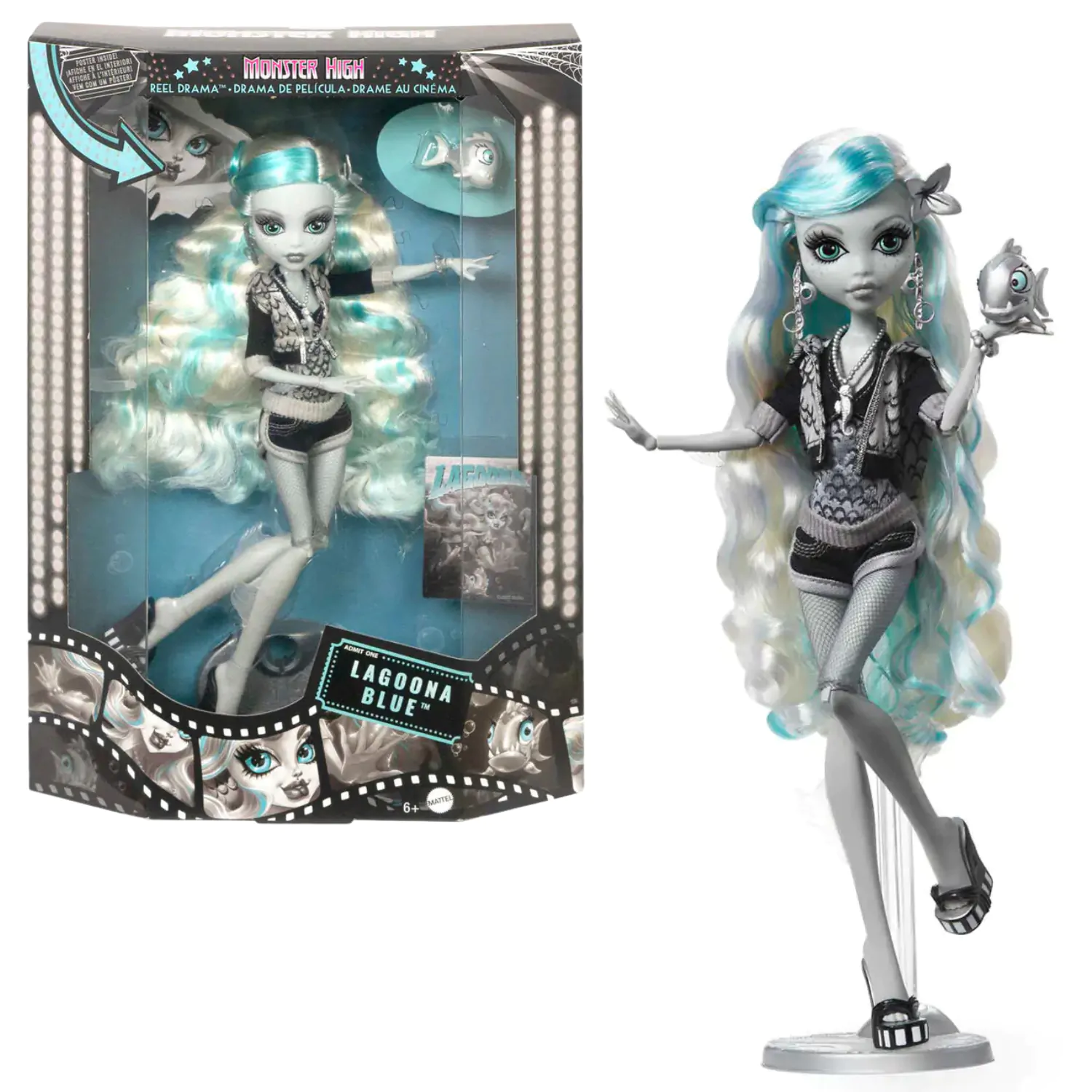 Monster High Reel Drama paket punčk fotografija izdelka