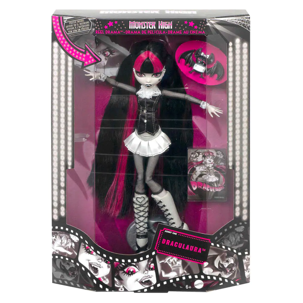 Lutka Monster High Reel Drama Draculaura fotografija izdelka