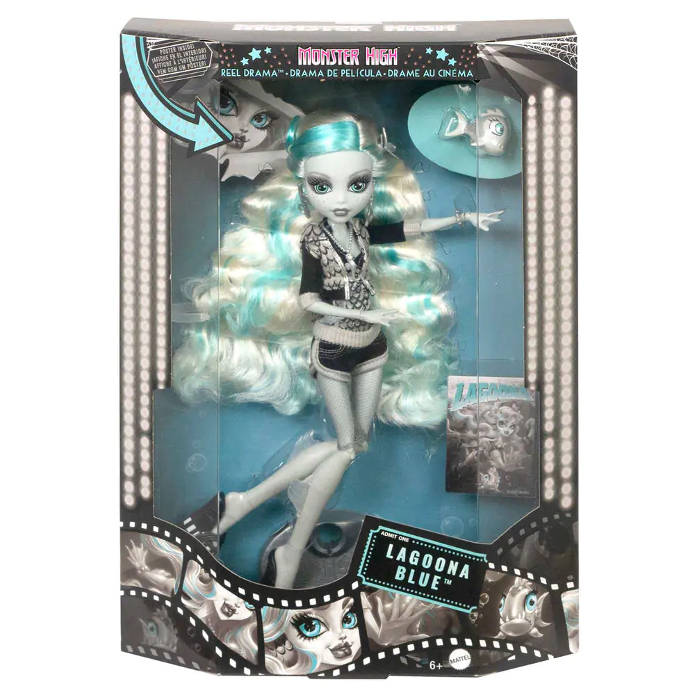 Monster High Reel Drama Lagoona Blue punčka fotografija izdelka