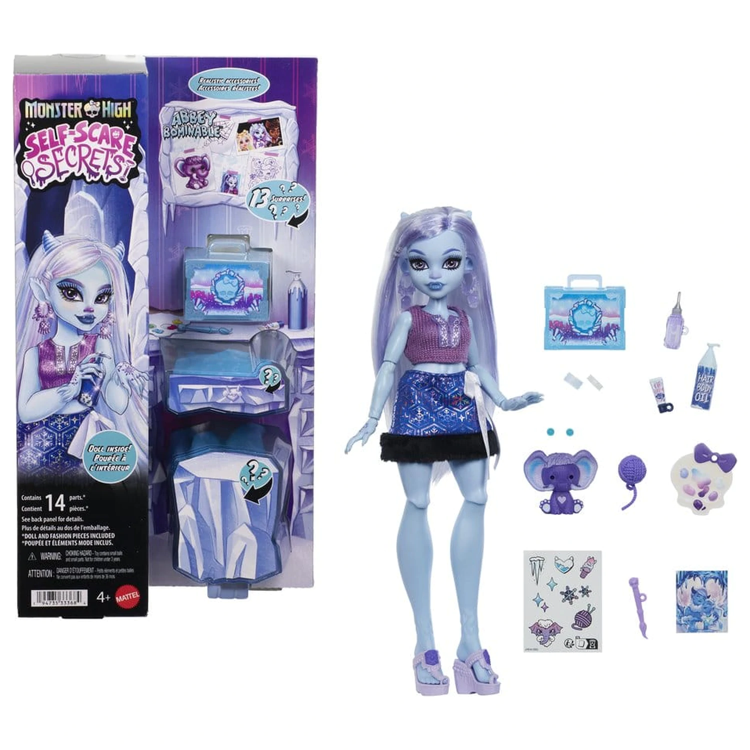 Monster High Self-Scare Secrets Doll Abbey Bominable fotografija izdelka