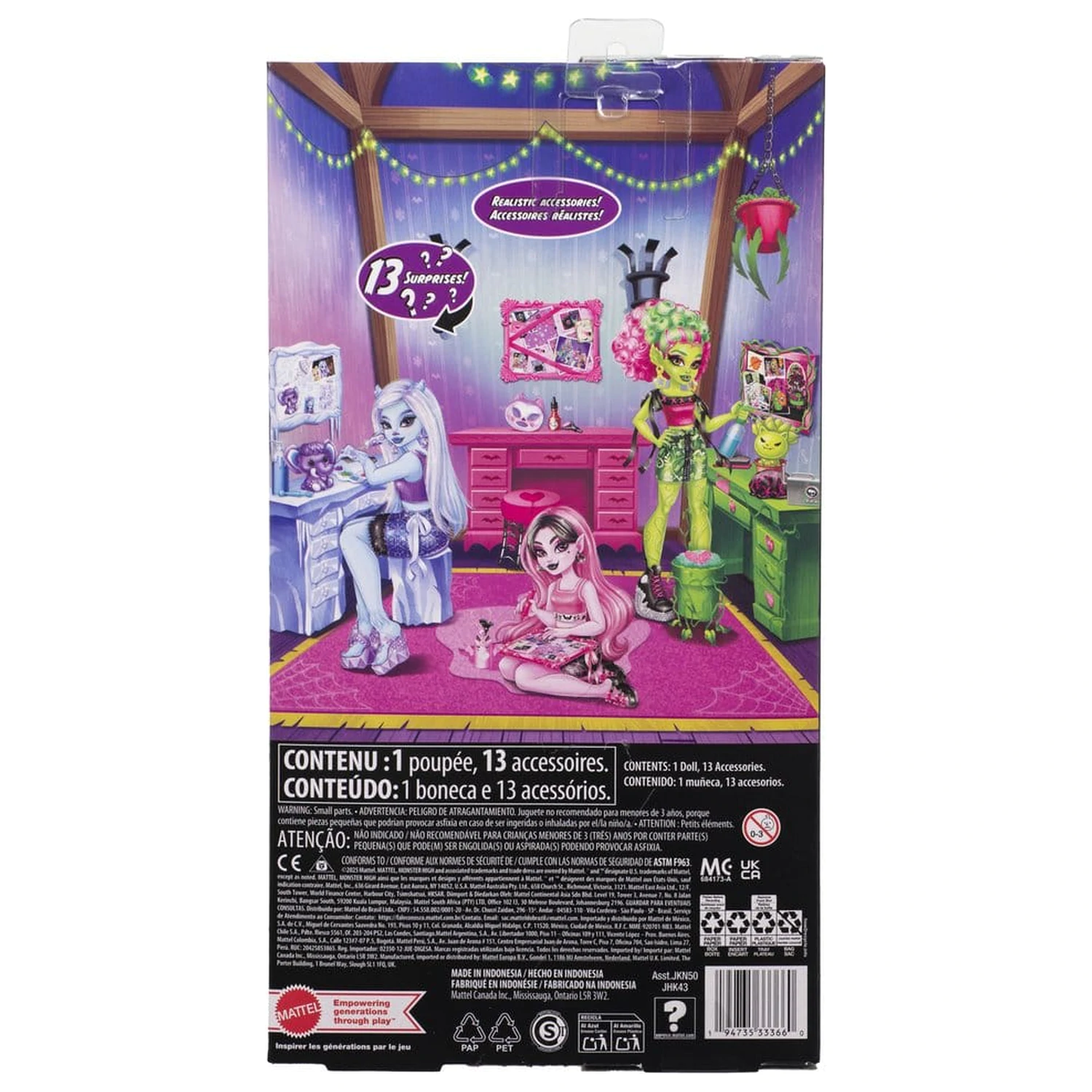 Monster High Lutka Self-Scare Secrets Draculaura fotografija izdelka