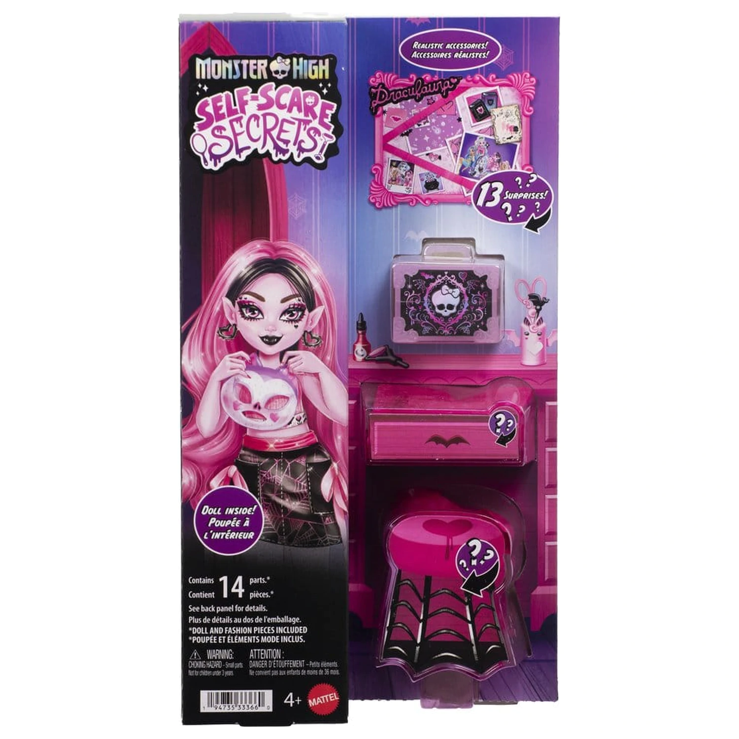 Monster High Lutka Self-Scare Secrets Draculaura fotografija izdelka