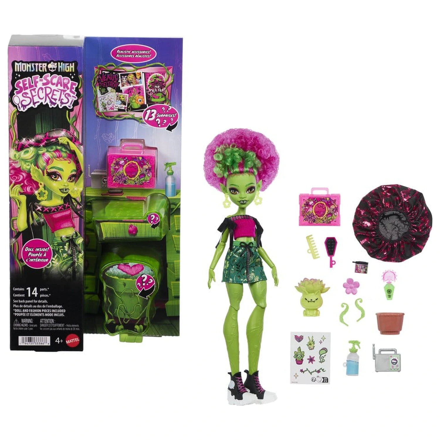 Monster High Self-Scare Secrets Doll Venus McFlytrap fotografija izdelka