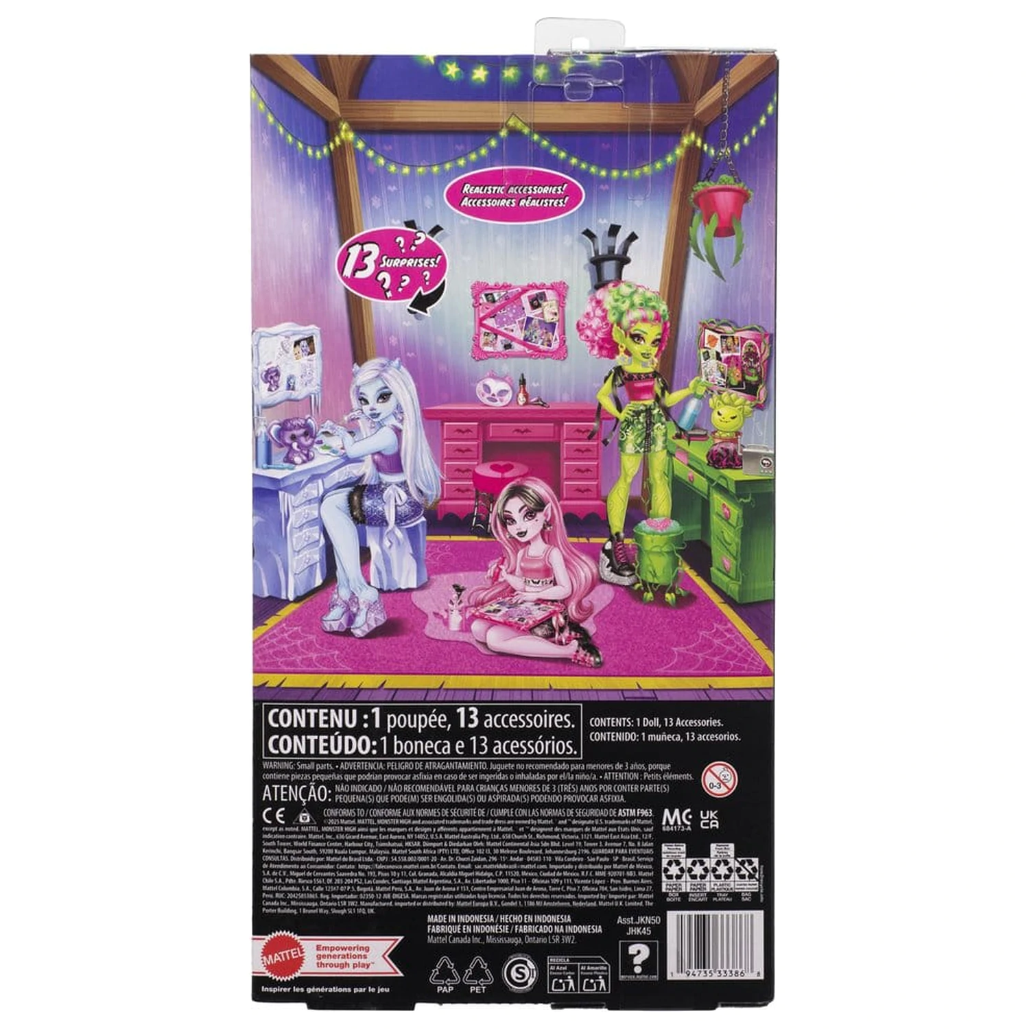 Monster High Self-Scare Secrets Doll Venus McFlytrap fotografija izdelka