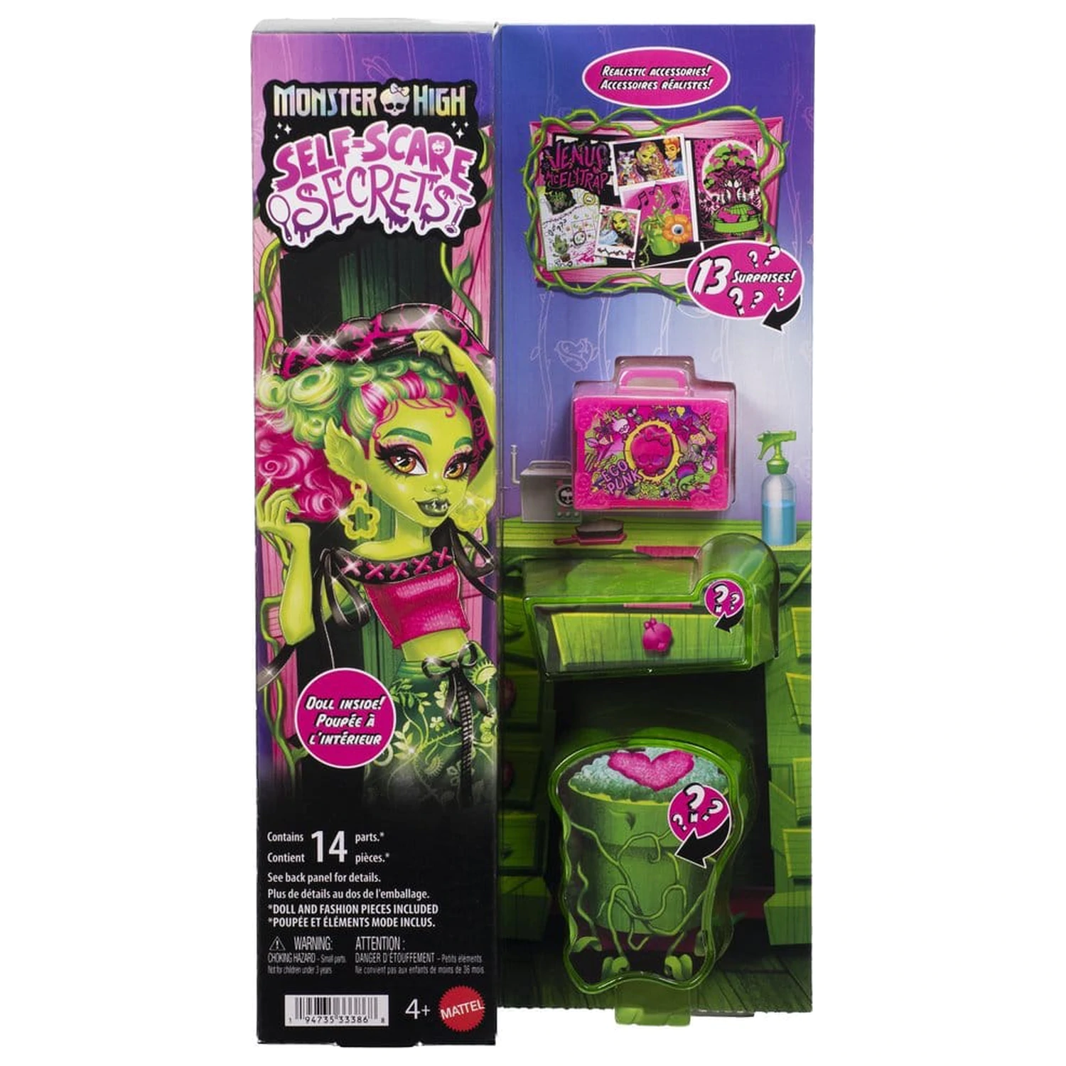 Monster High Self-Scare Secrets Doll Venus McFlytrap fotografija izdelka