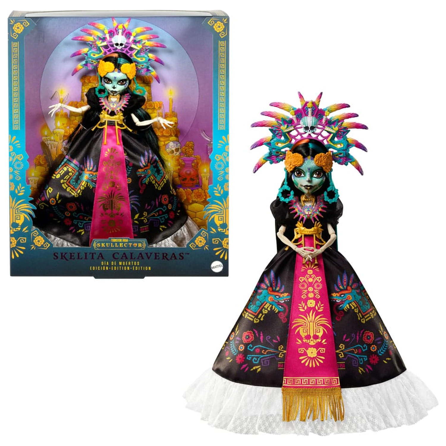 Monster High Skullector Lutka Skelita Calaveras Día de Muertos Edition 32 cm fotografija izdelka