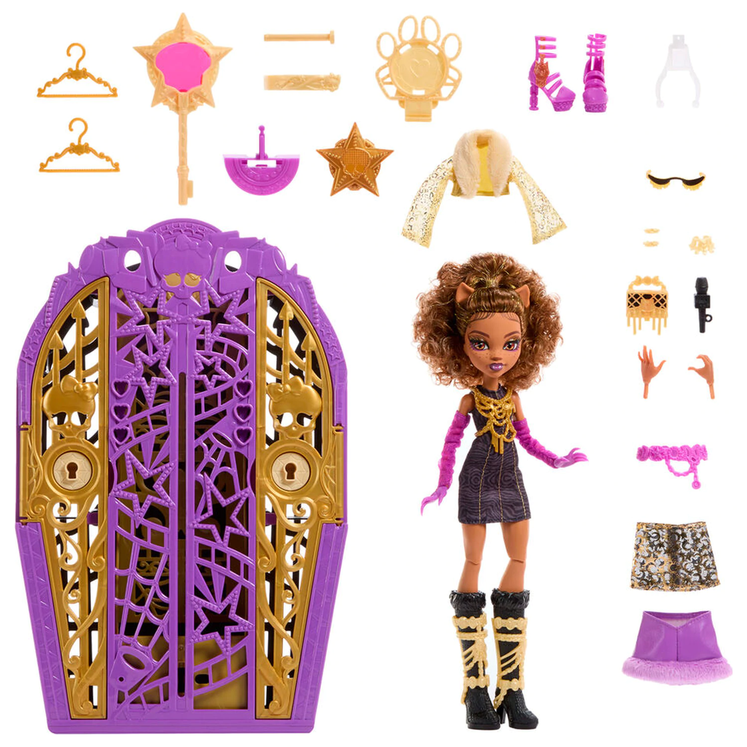 Monster High Skulltimate Secrets Hauntlywood Mysteries Clawdeen lutka fotografija izdelka