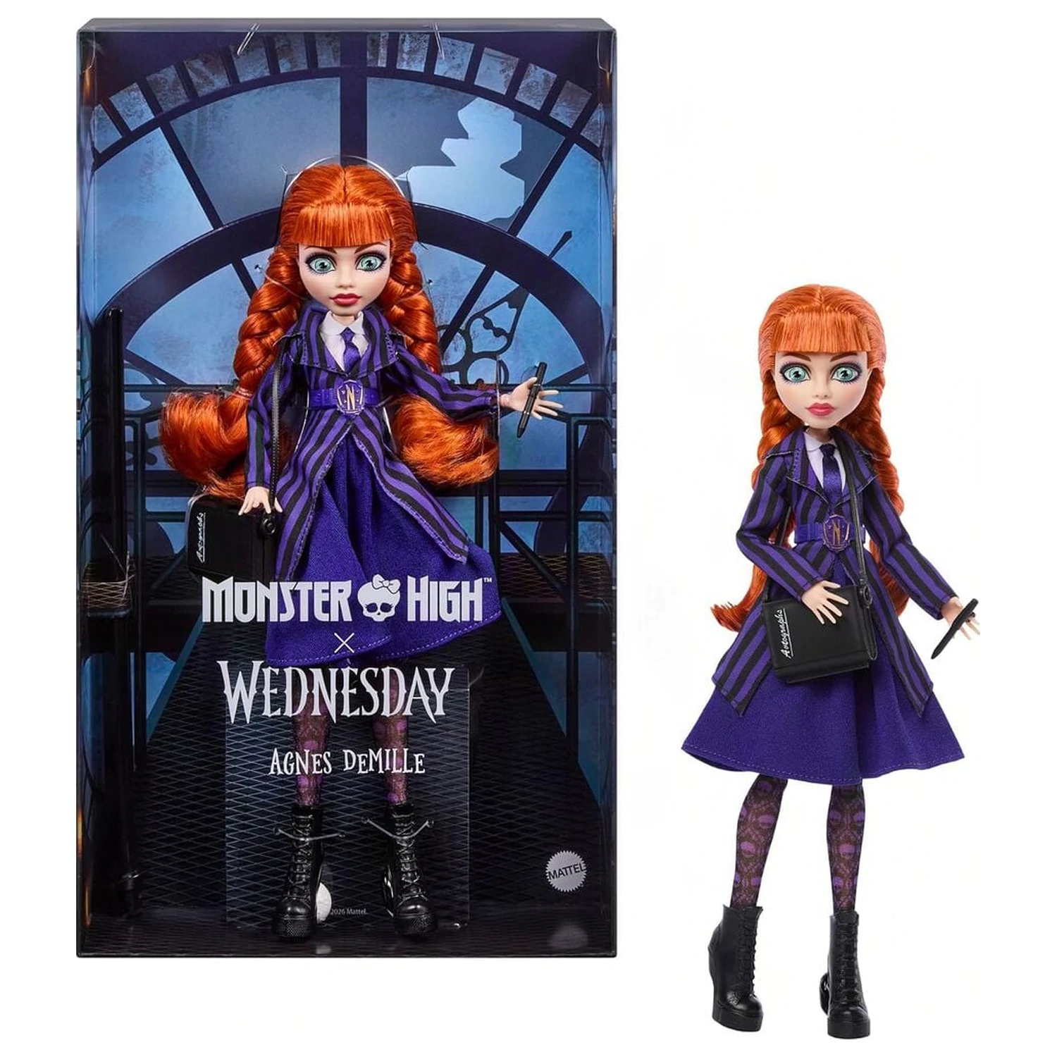 Monster High Wednesday Agnes lutka fotografija izdelka